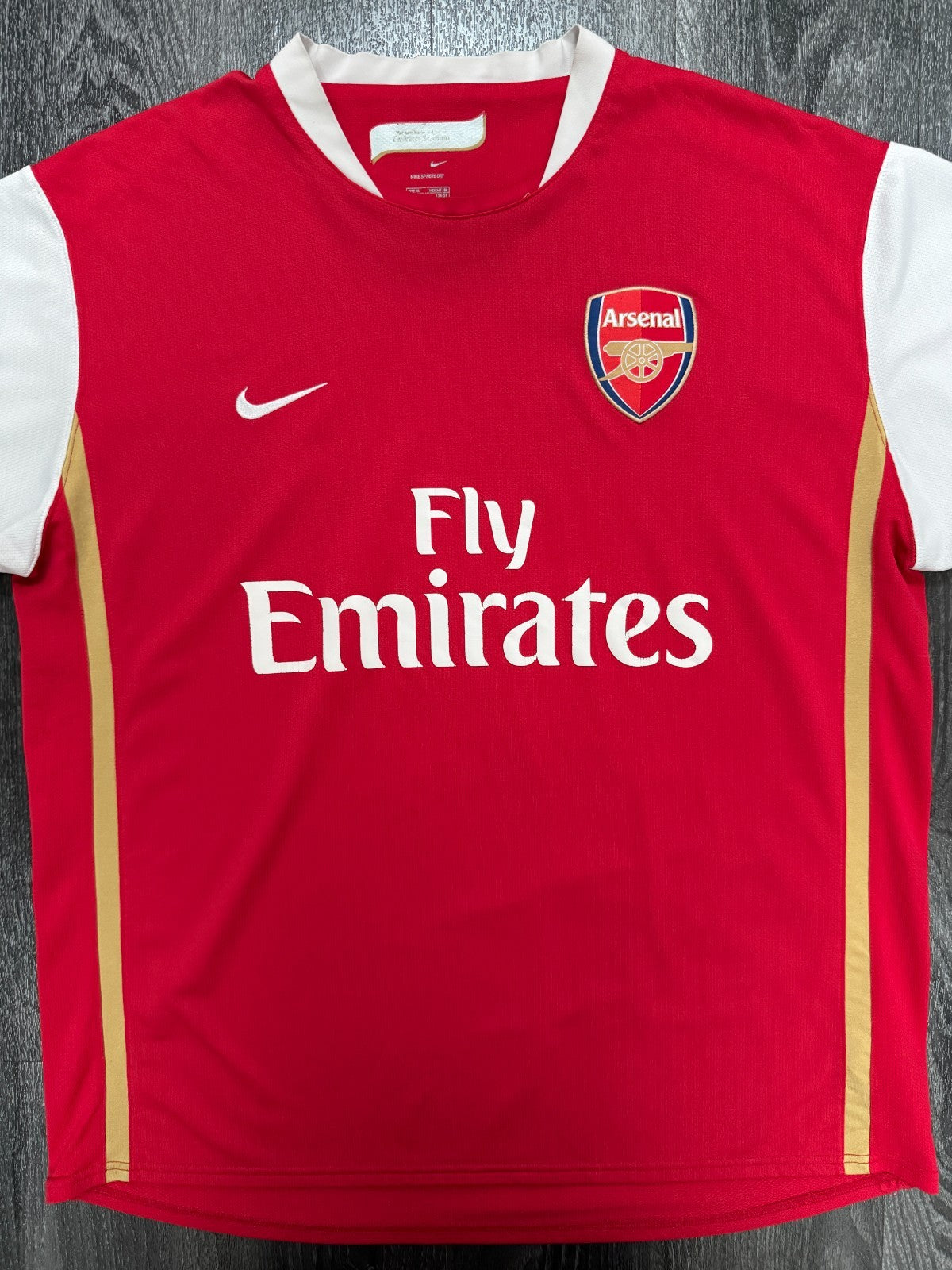 Original Nike Arsenal 2006/2007 Home Shirt Mens Extra Large0