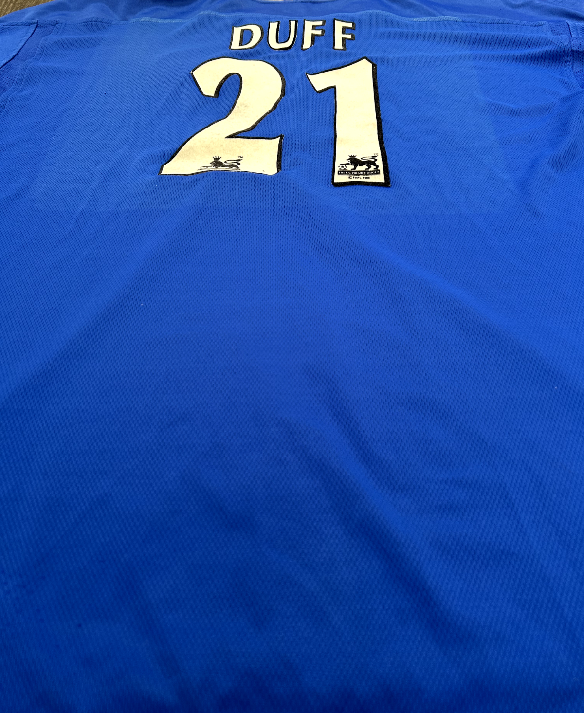 Original Authentic Umbro Chelsea 2003/2004 Home Shirt Duff 21 Mens XXL 2XL14