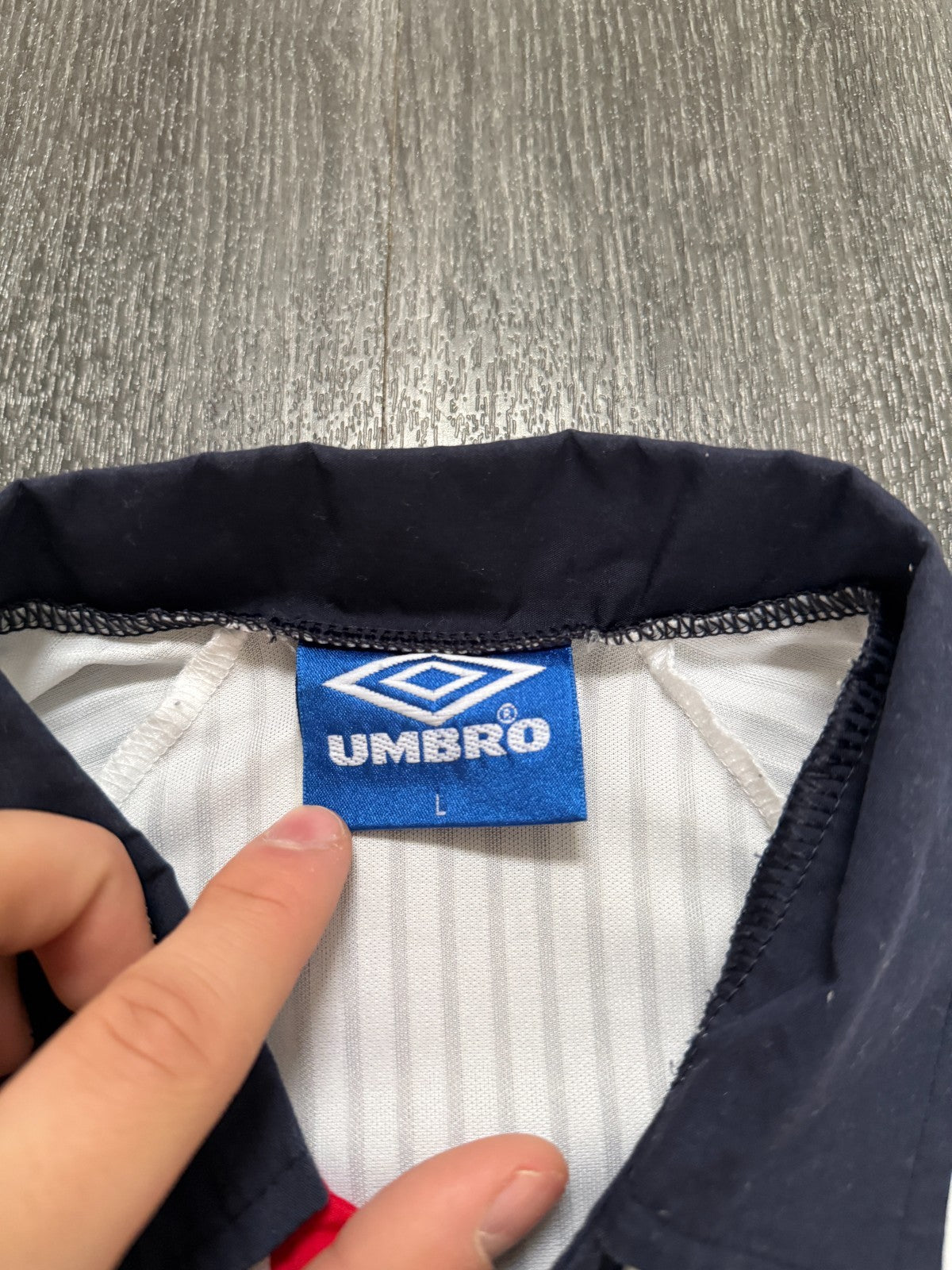 Original Umbro England 1998 Home Shirt Mens Large L2