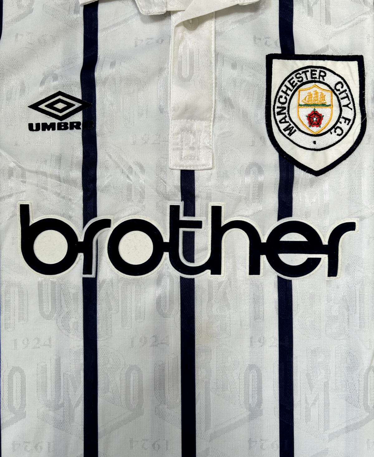 Original Authentic Umbro Manchester City 1993/1994 Third Shirt Extra Large Mens1