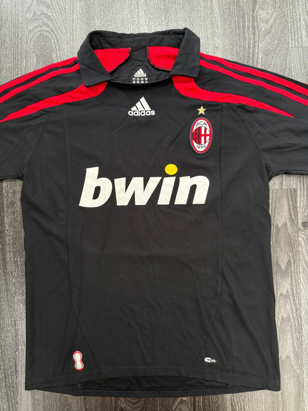Original Authentic Adidas AC Milan 2007/2008 Third Shirt Mens Medium0