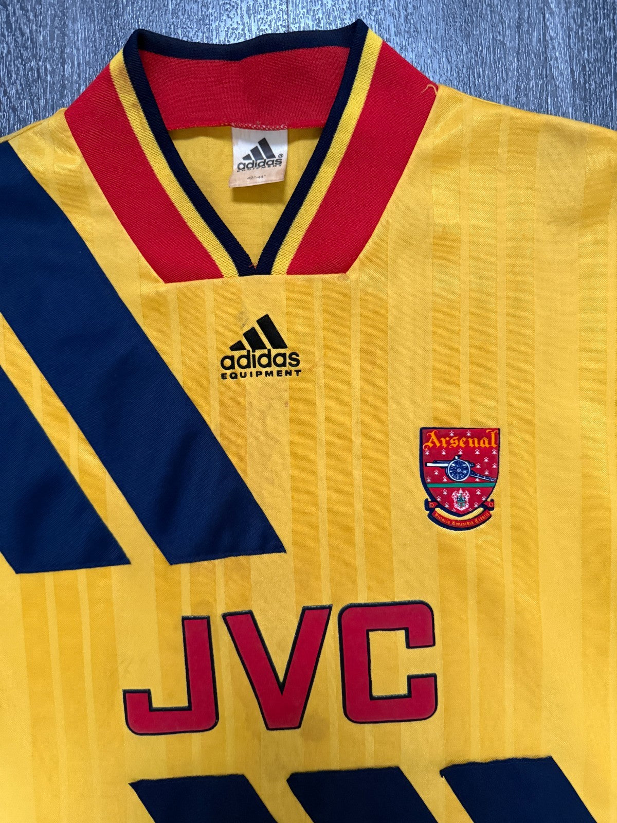 Original Adidas Arsenal 1993/1994 Away Shirt Mens Large L1