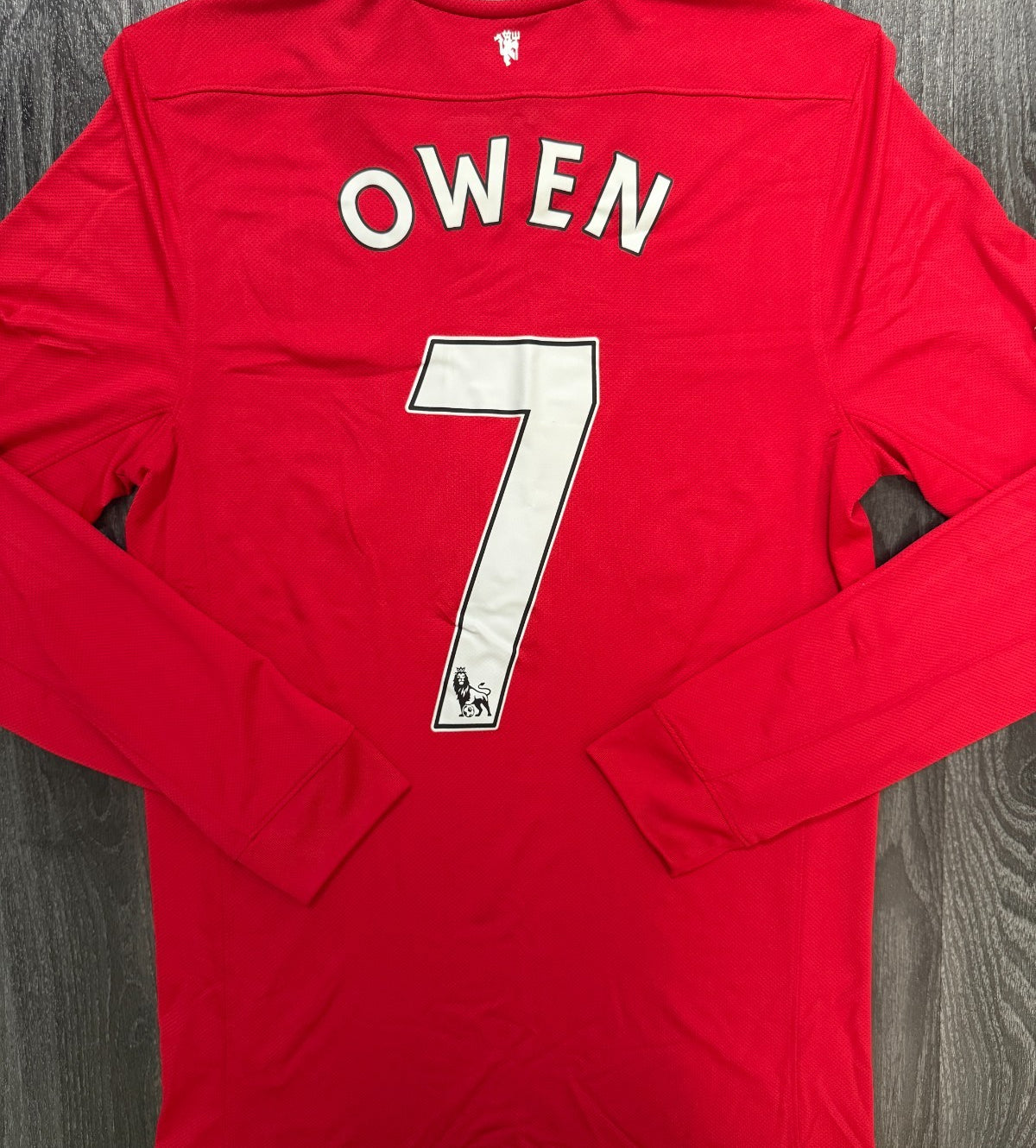 Nike Manchester United 2011/2012 Long Sleeve Home Shirt OWEN 7 Mens Small S0