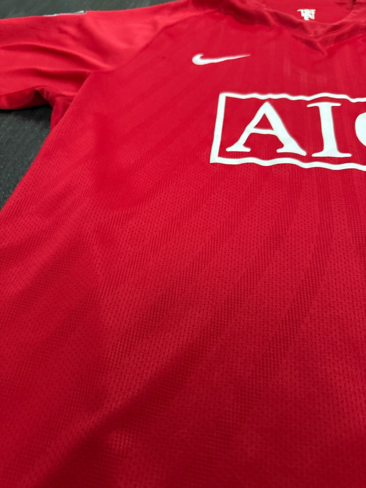 Original Nike Manchester United 2007/2008 Home Shirt VIDIC 15 Mens Extra Large10