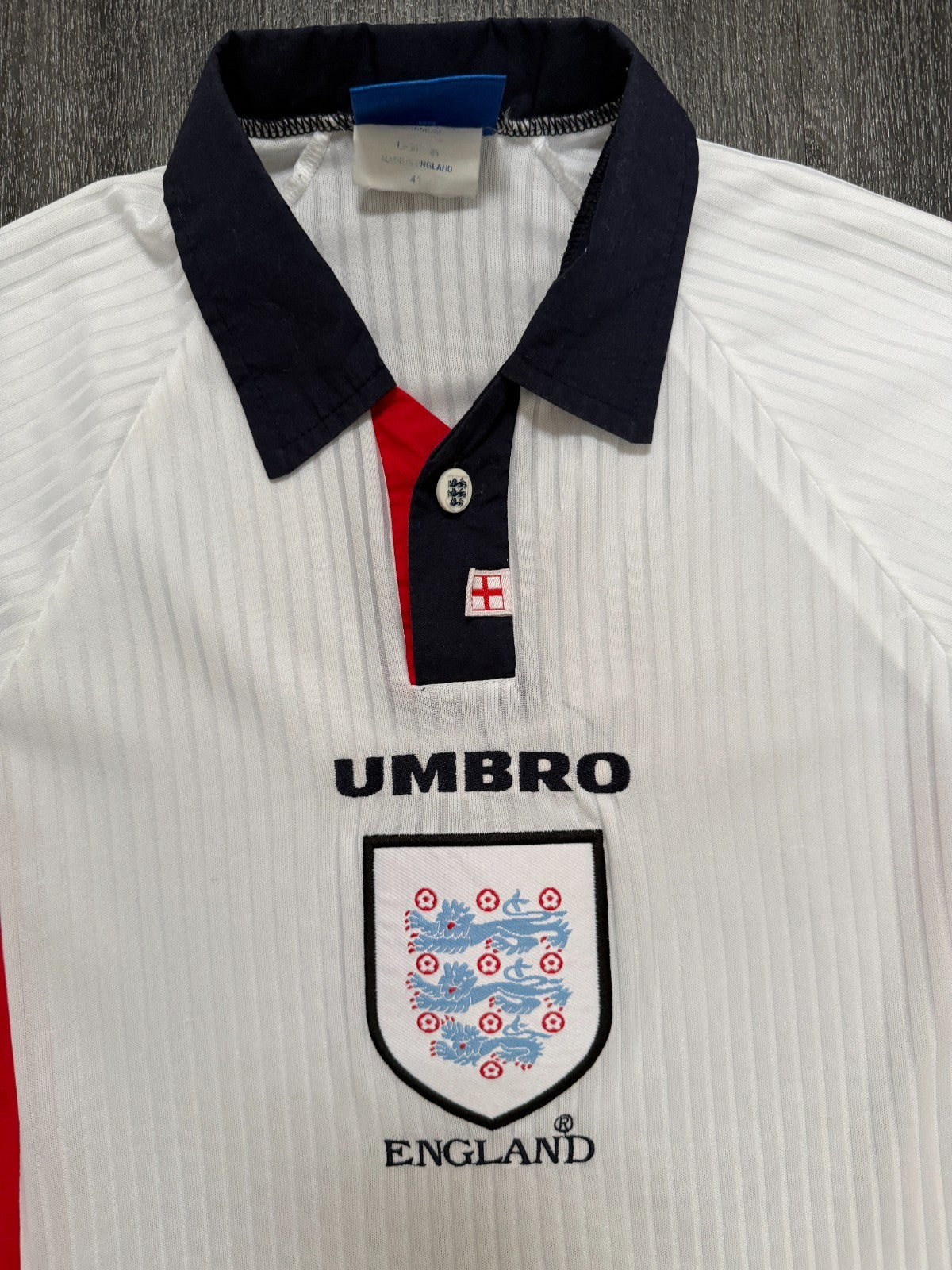 Original Umbro England 1998 Home Shirt Mens Large L1