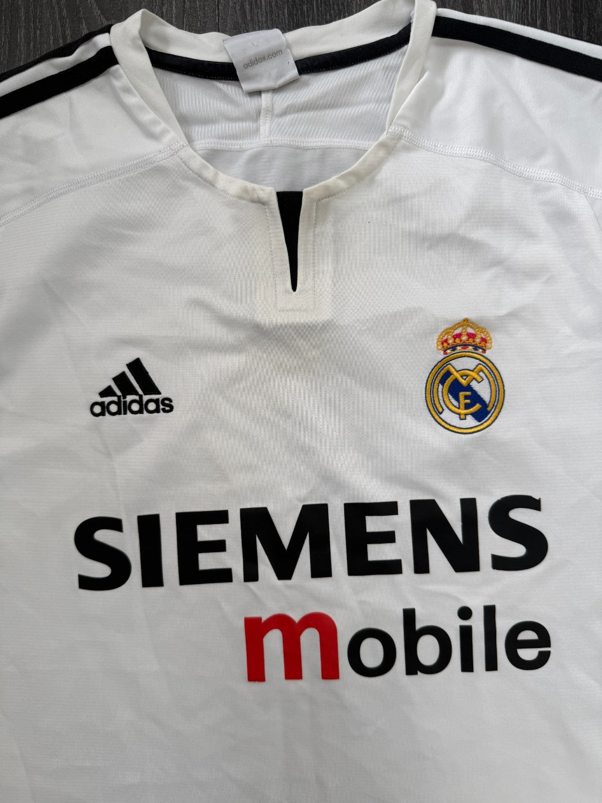 Original Authentic Adidas Real Madrid 2003/2004 Home Shirt Mens Large1