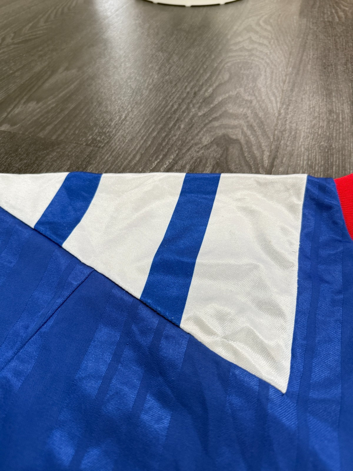 Original Authentic Adidas Rangers 1992/1993 Home Shirt Mens Large7