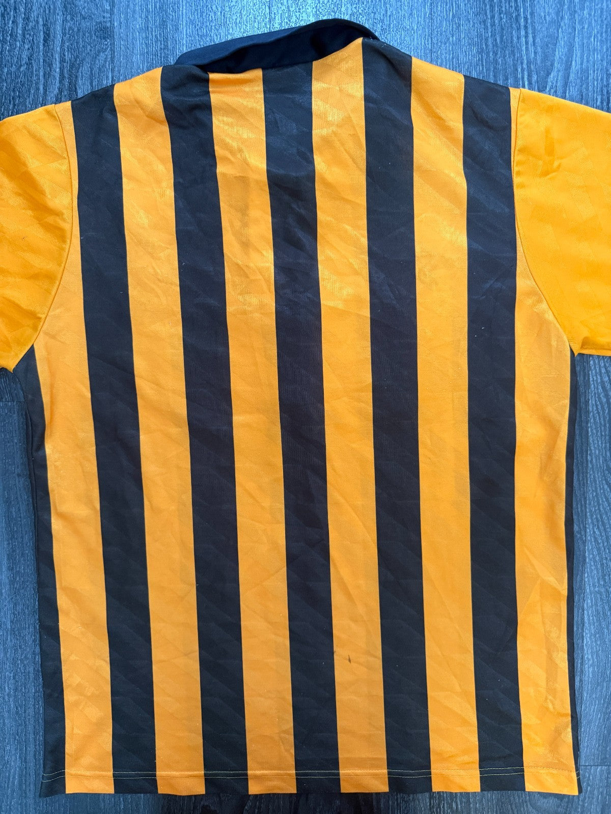 Original Authentic Matchwinner Hull City 1990/1991 Home Shirt Mens Large10