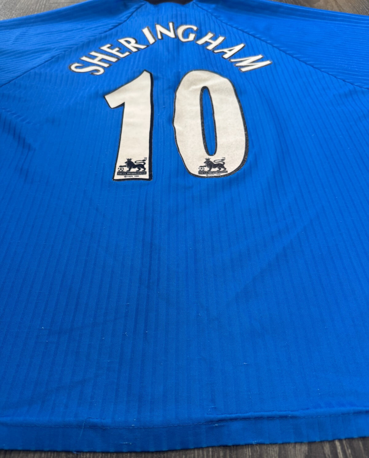 Original Authentic Umbro Manchester United 1996/1997 SHERINGHAM 10 Third Shirt18