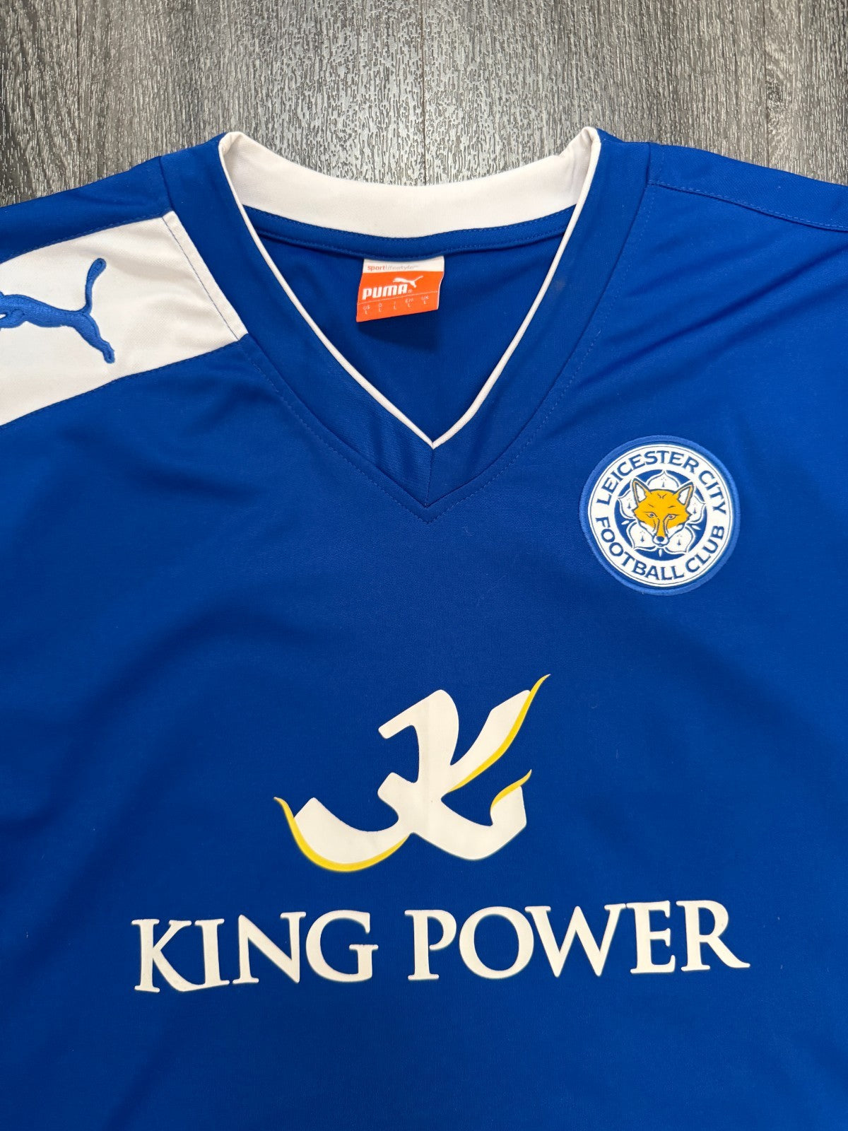 Original Puma Leicester City 2012/2013 Home Shirt Mens Large L1