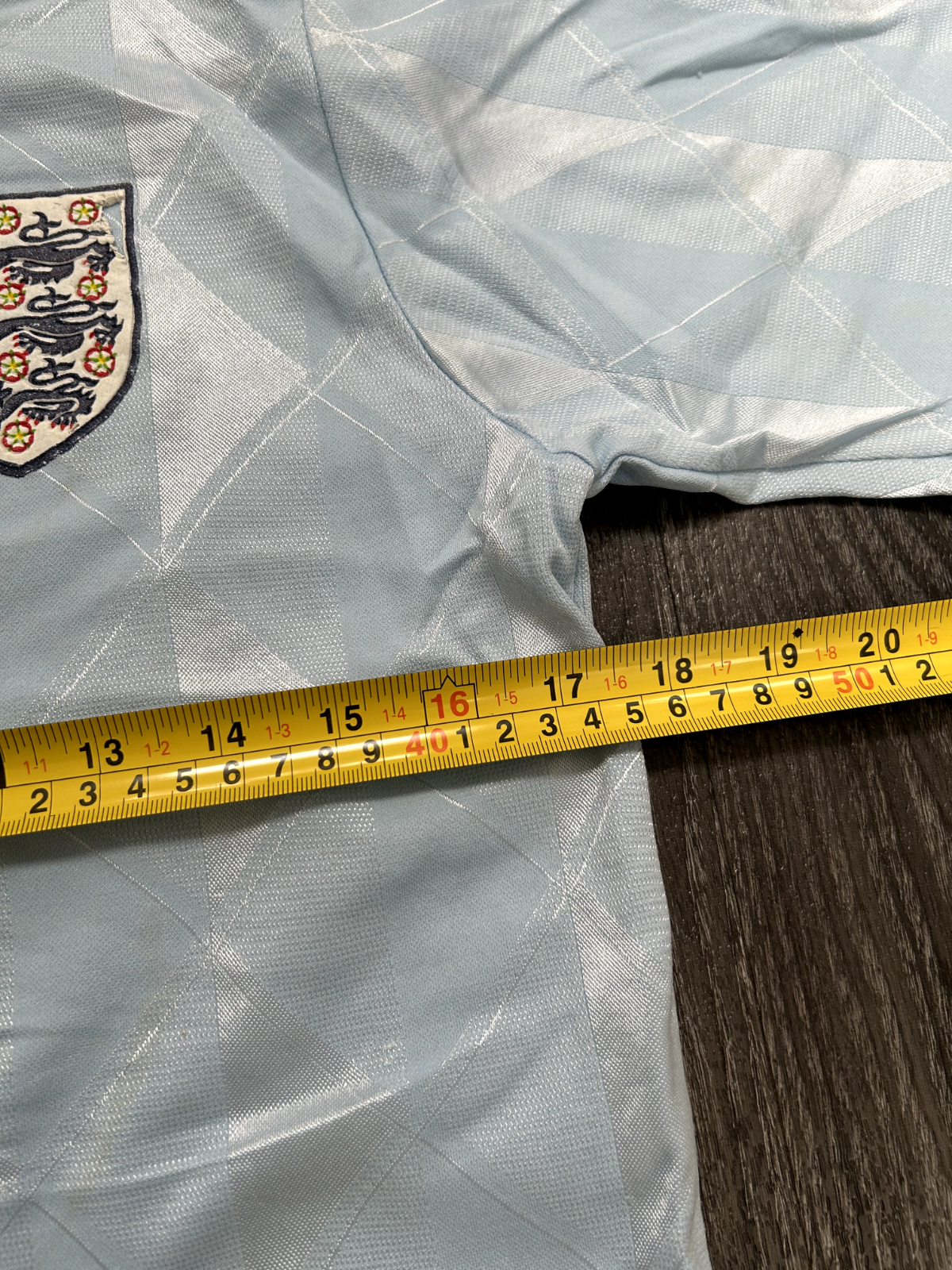 Original Authentic Umbro England 1988 Third Shirt Small Mens9