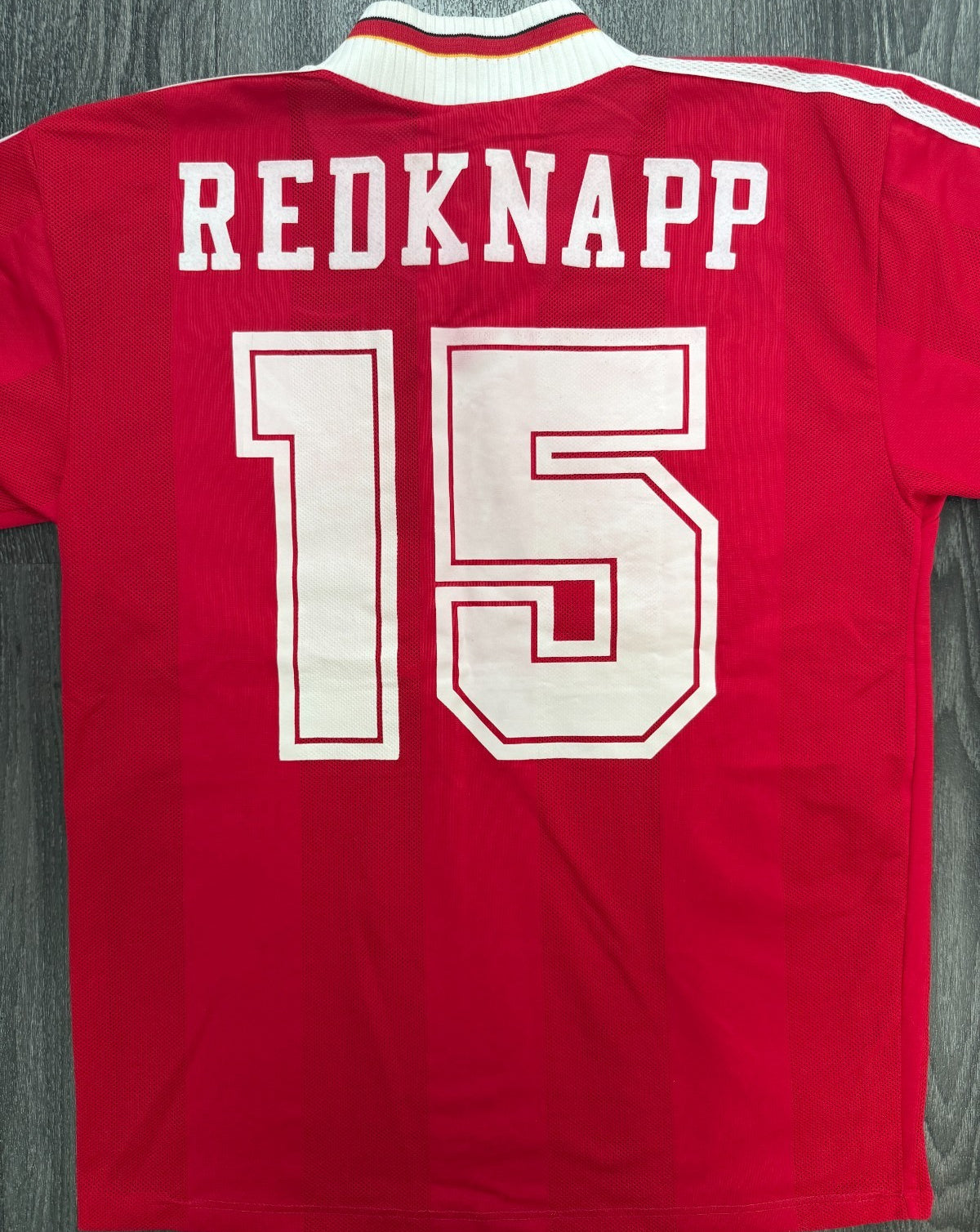 Original Adidas Liverpool 1995/1996 Home Shirt REDKNAPP 15 Mens Medium M0