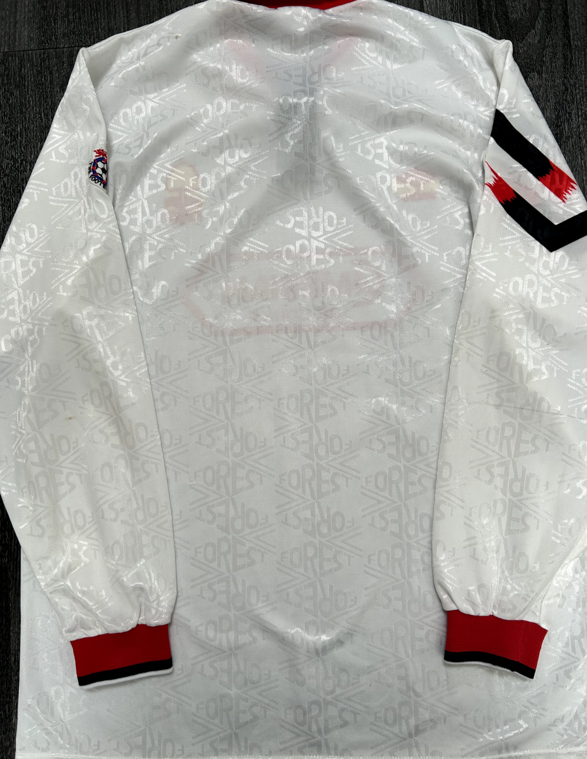 Authentic Umbro Nottingham Forest 1991/1992 Away Shirt Long Sleeve Mens Large16