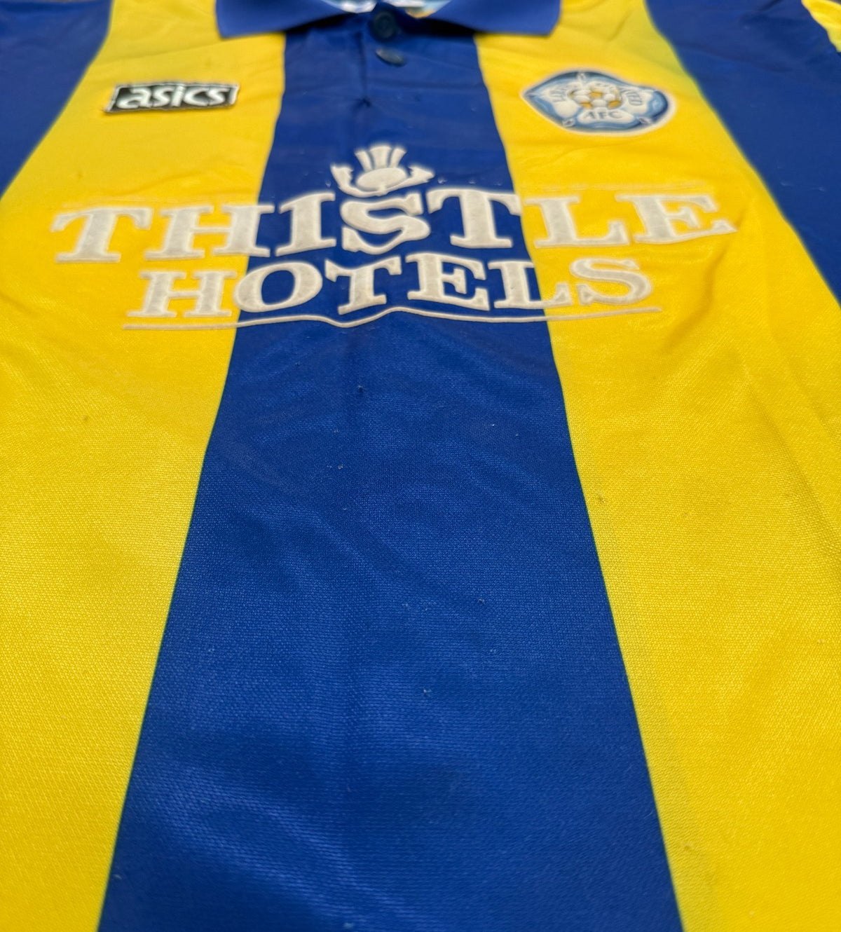 Original Asics Leeds United 1993/1994 Away Shirt Mens Extra Large4