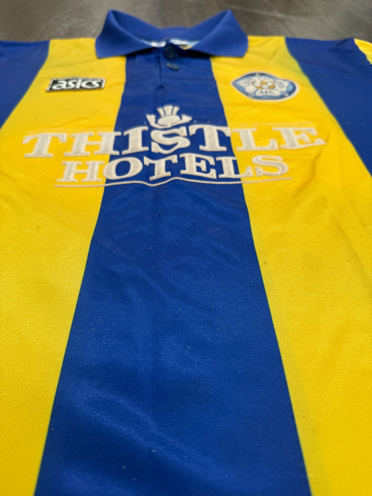 Original Asics Leeds United 1993/1994 Away Shirt Mens Extra Large4