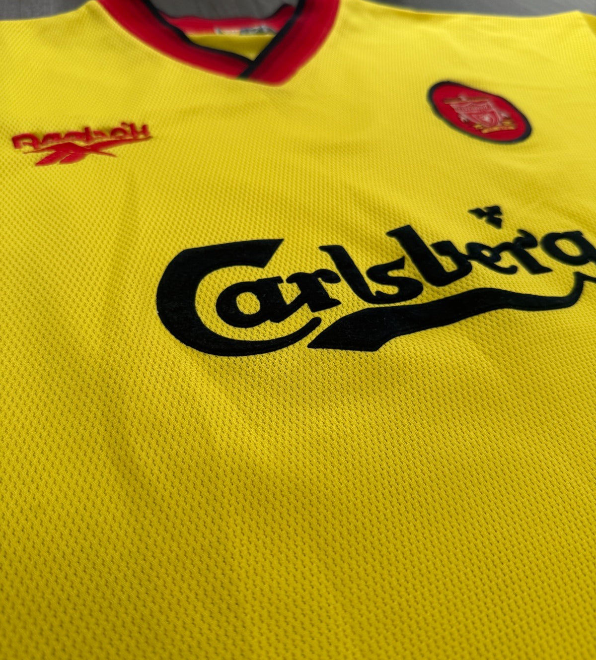 Original Reebok Liverpool 1997/1998 Away Shirt Mens XXL 2XL4