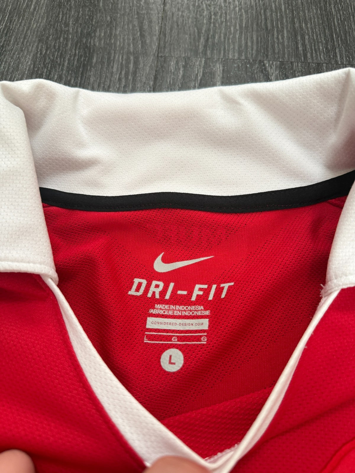 Original Nike Manchester United 2010/2011 Home Shirt Mens Large2