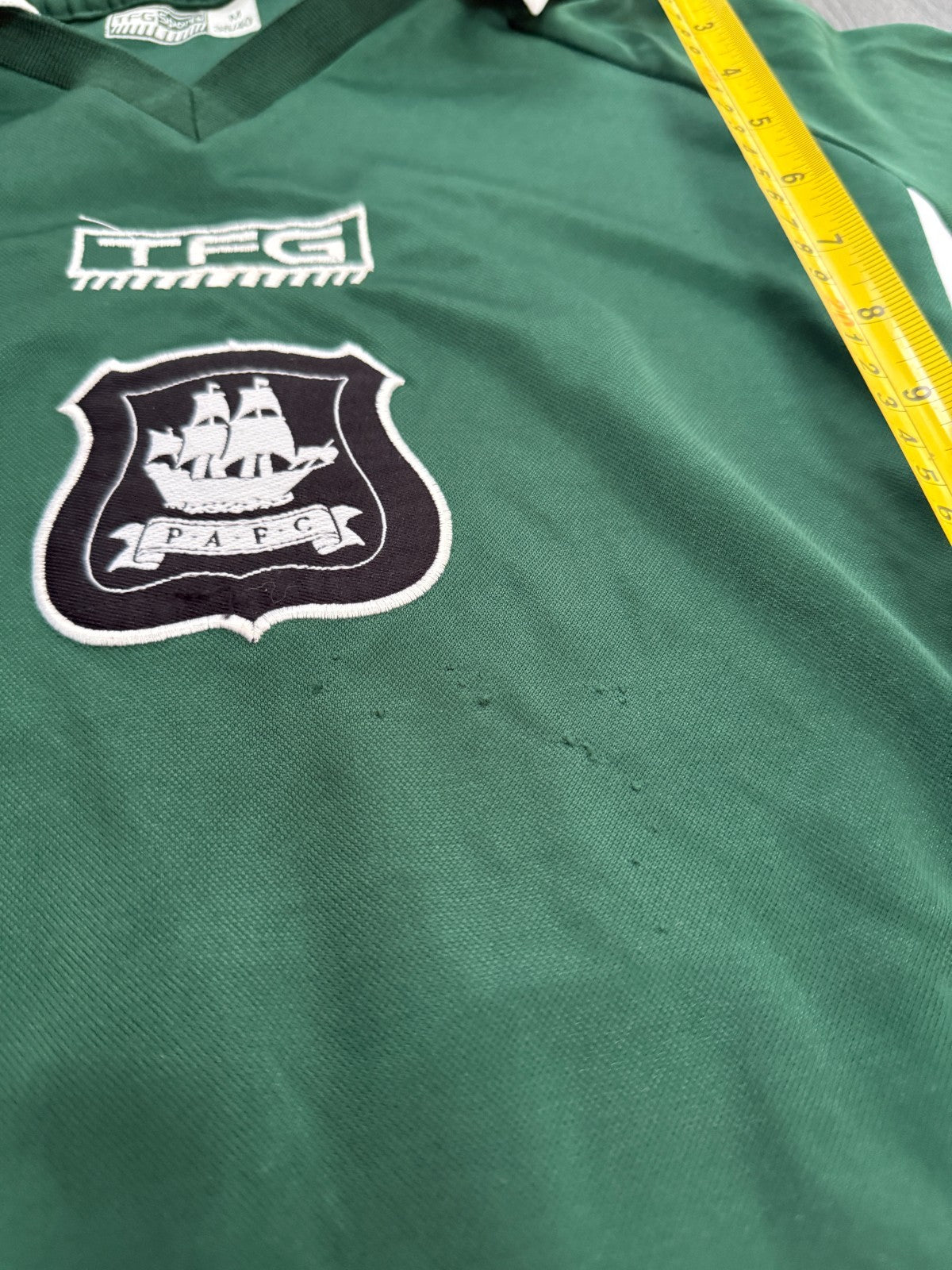 Original TFG Sports Plymouth Argyle 2003/2004 Long Sleeve Home Shirt Mens Medium5