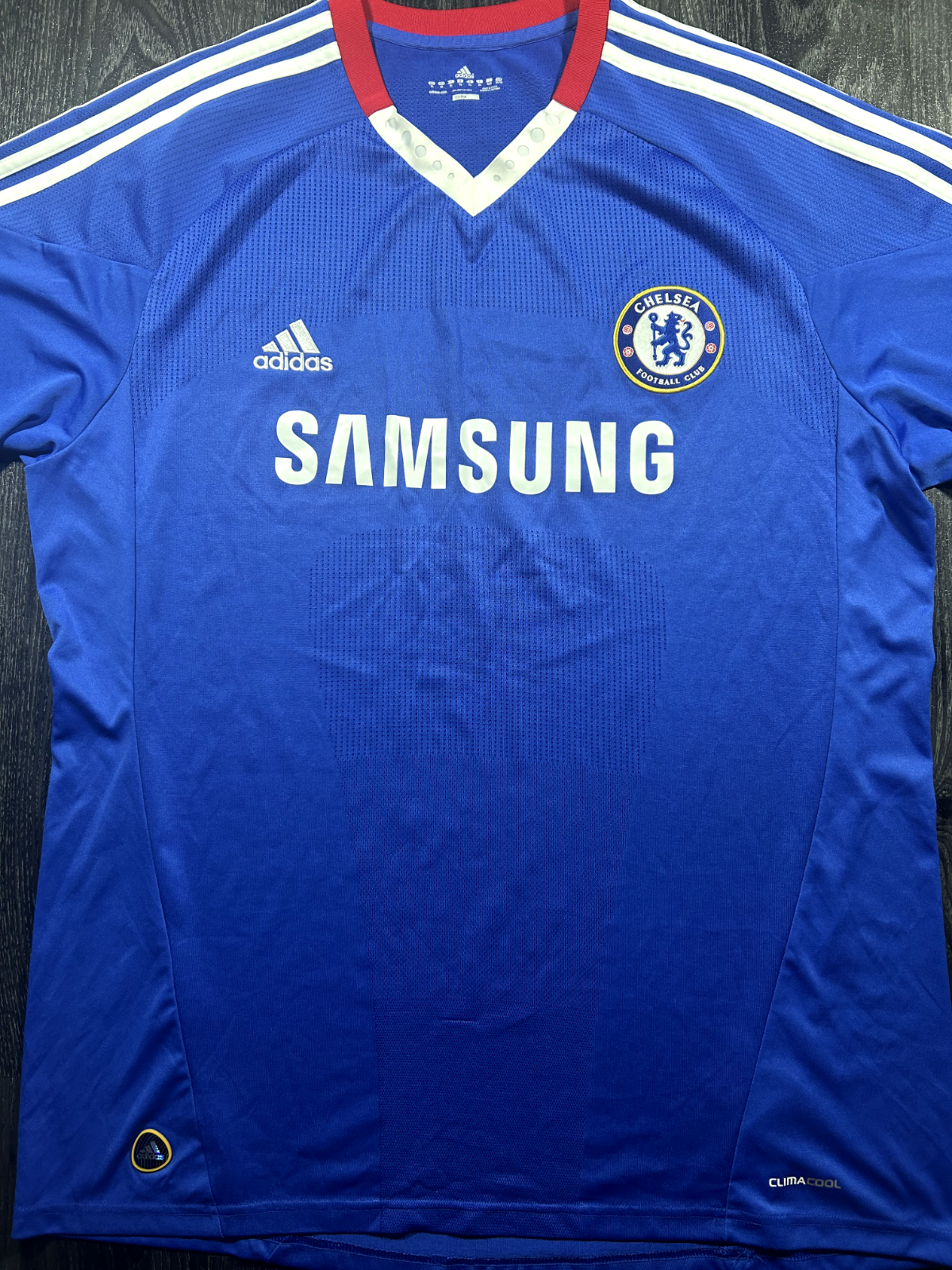 Original Authentic Adidas Chelsea 2010/2011 Home Shirt Mens Extra Large0