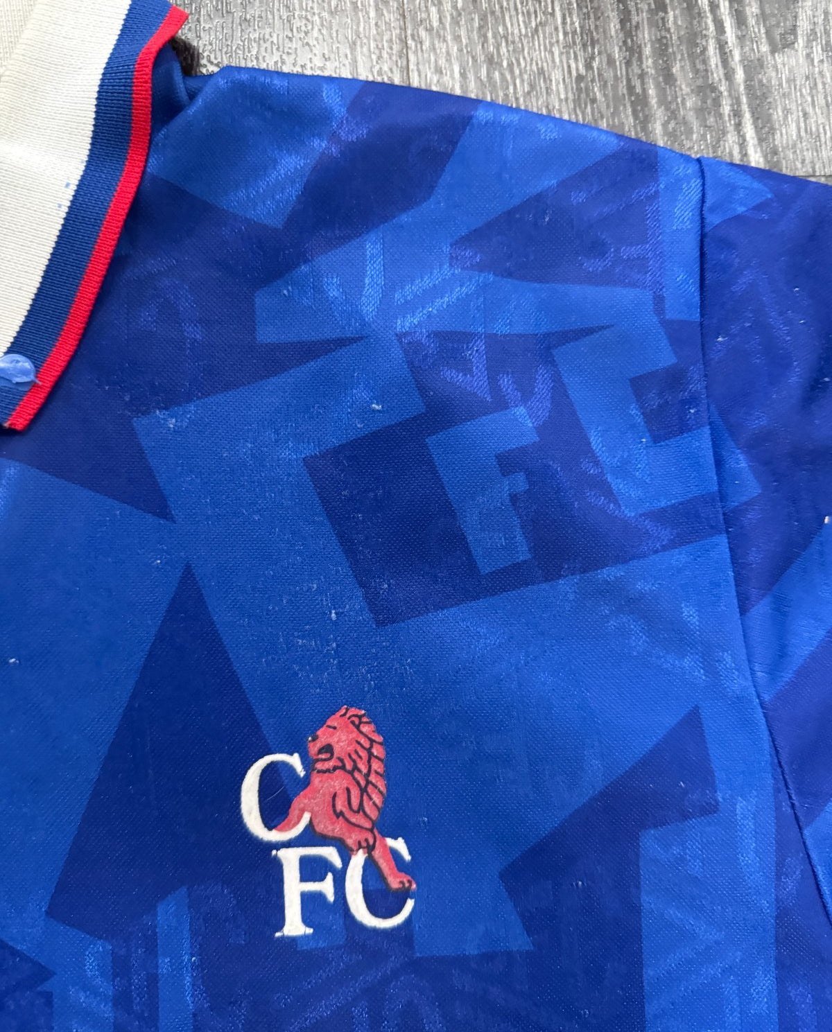 Original Authentic Umbro Chelsea 1991/1992 Home Shirt Mens LArge4