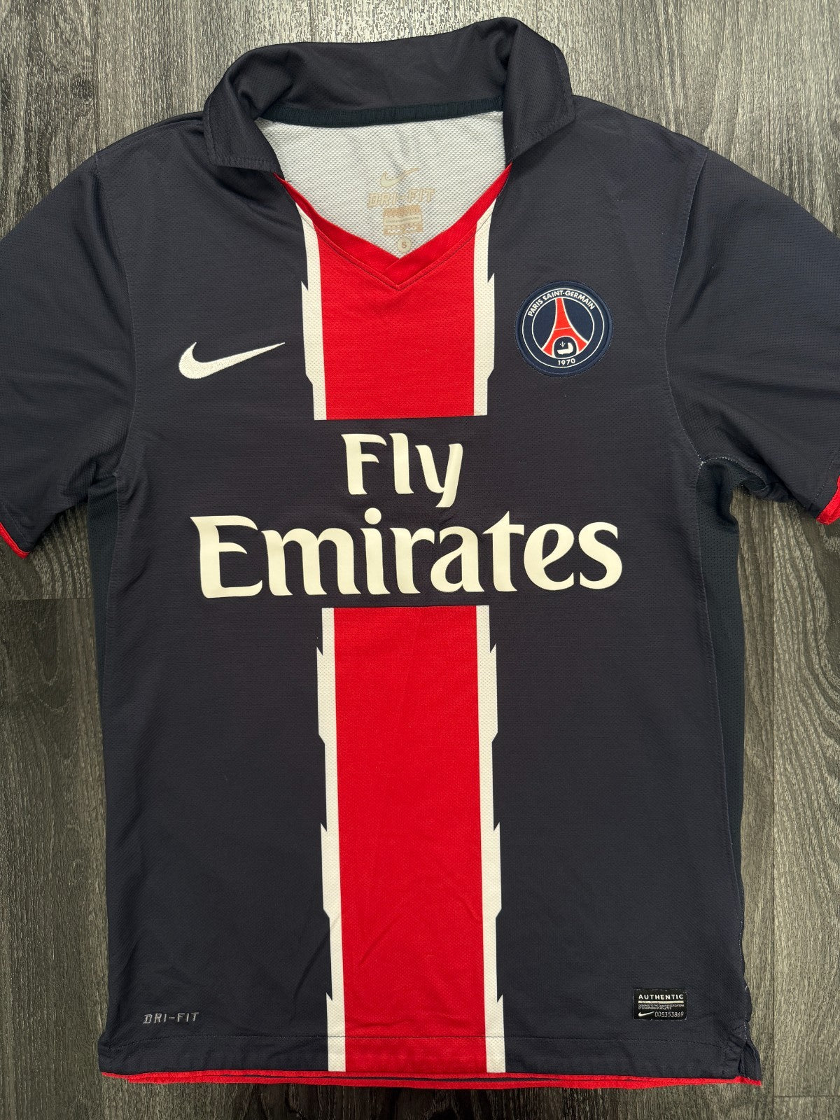 Original Nike Paris Saint Germain PSG 2010/2011 Away Shirt Mens Small0