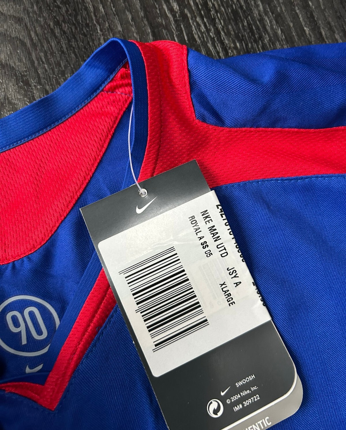 BRAND NEW Original Nike Manchester United 2005/2006 Away Shirt Mens Extra Large8