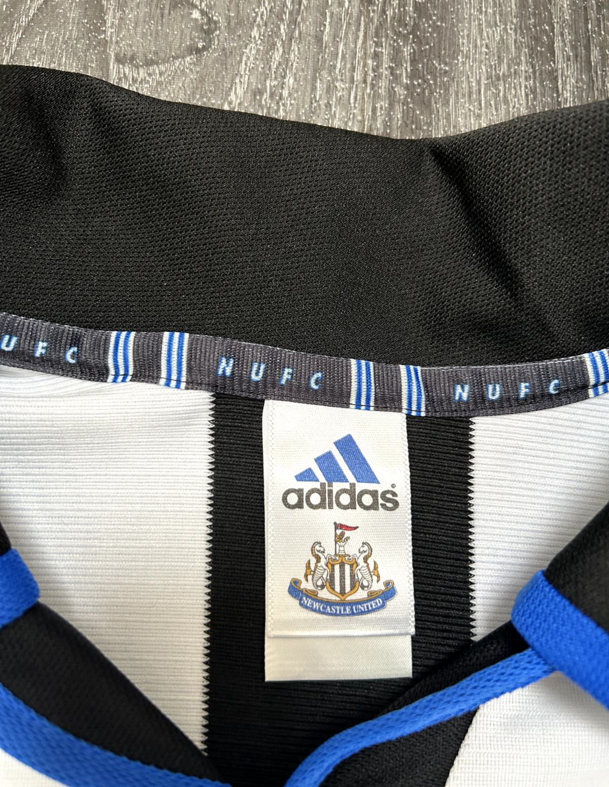 Authentic Adidas Newcastle United 2000/2001 Home Shirt Long Sleeve Mens Large8