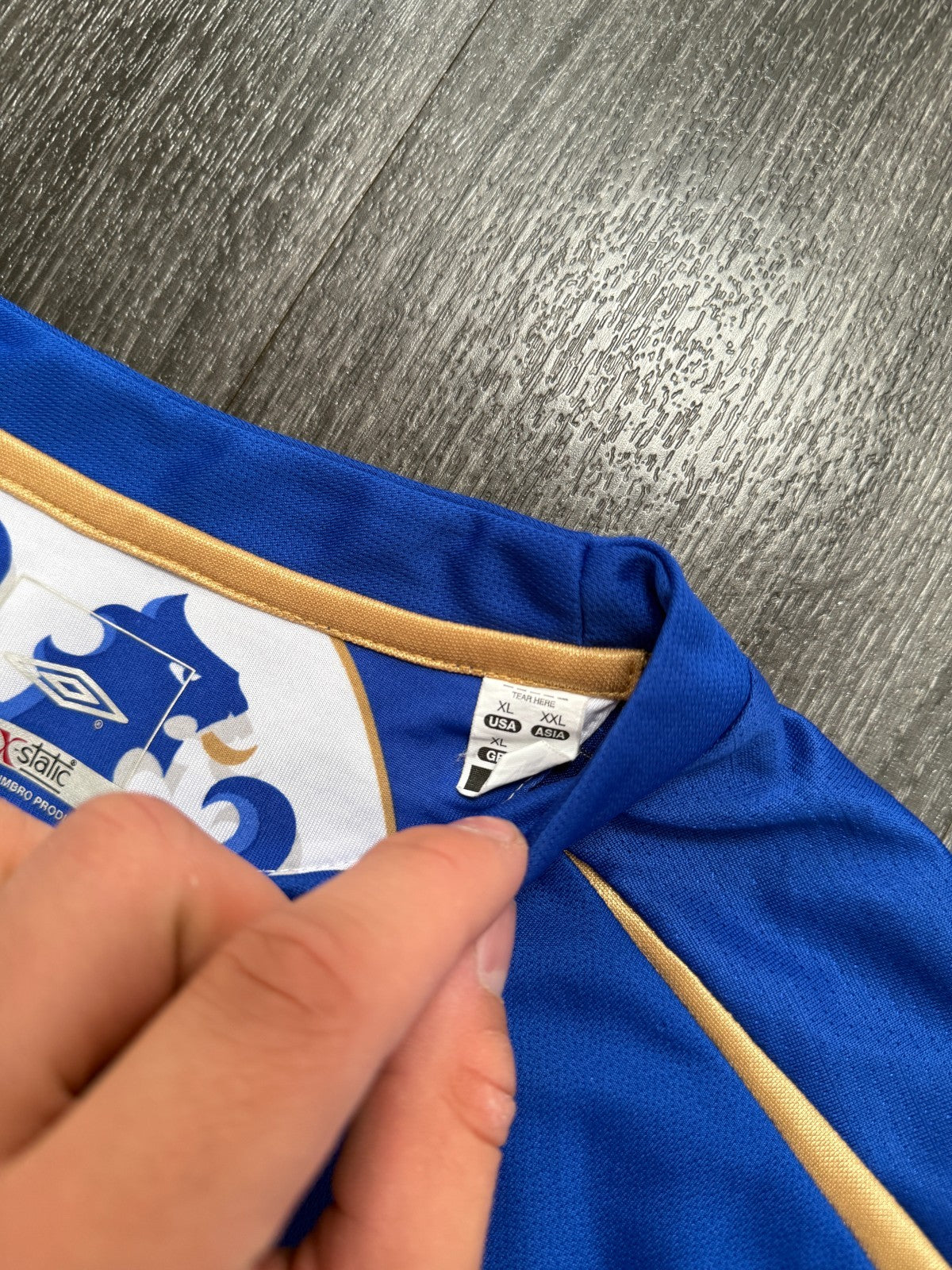 Original Authentic Umbro Chelsea 2005/2006 Home Shirt Mens Extra Large2