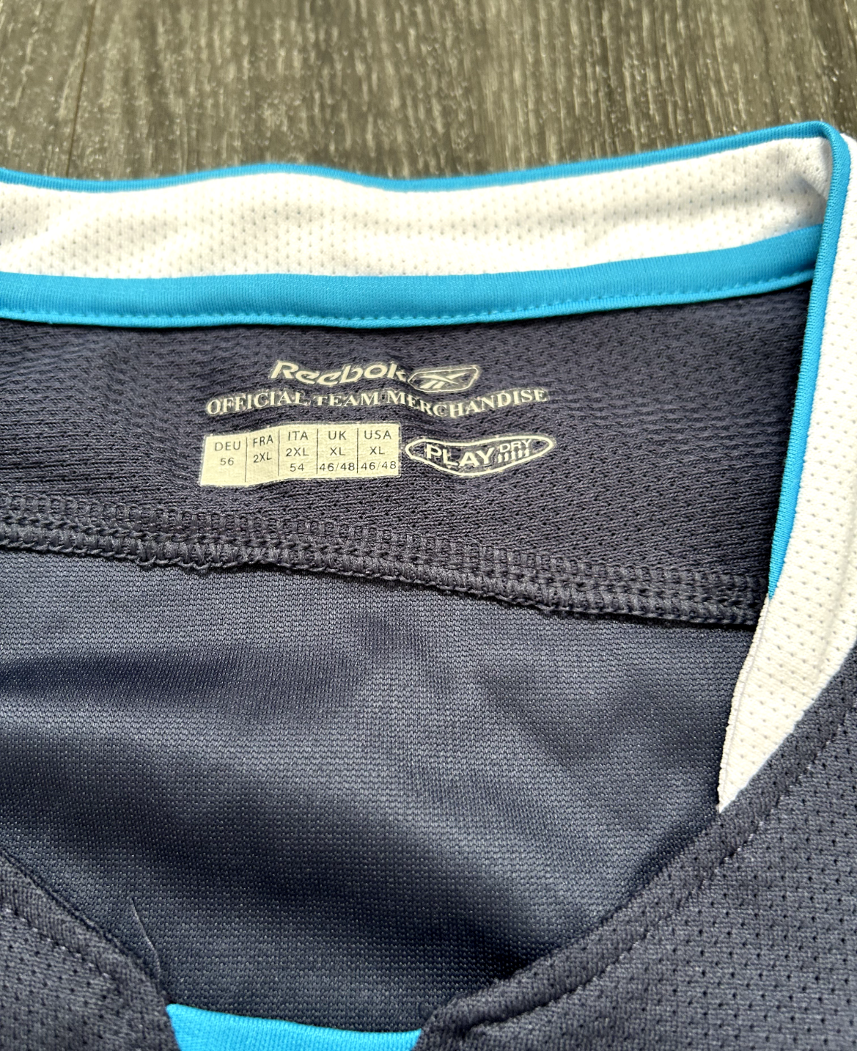 Authentic Reebok Manchester City 2005/2006 Away Shirt Long Sleeves Mens XXL 2XL6