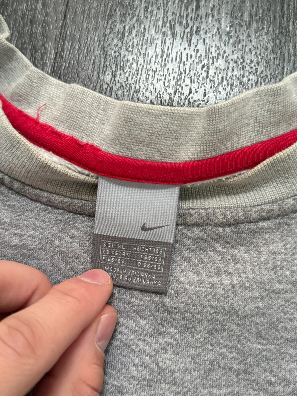 Original Nike Manchester United 2002/2003 Training Jumper Sweatshirt Mens XL2