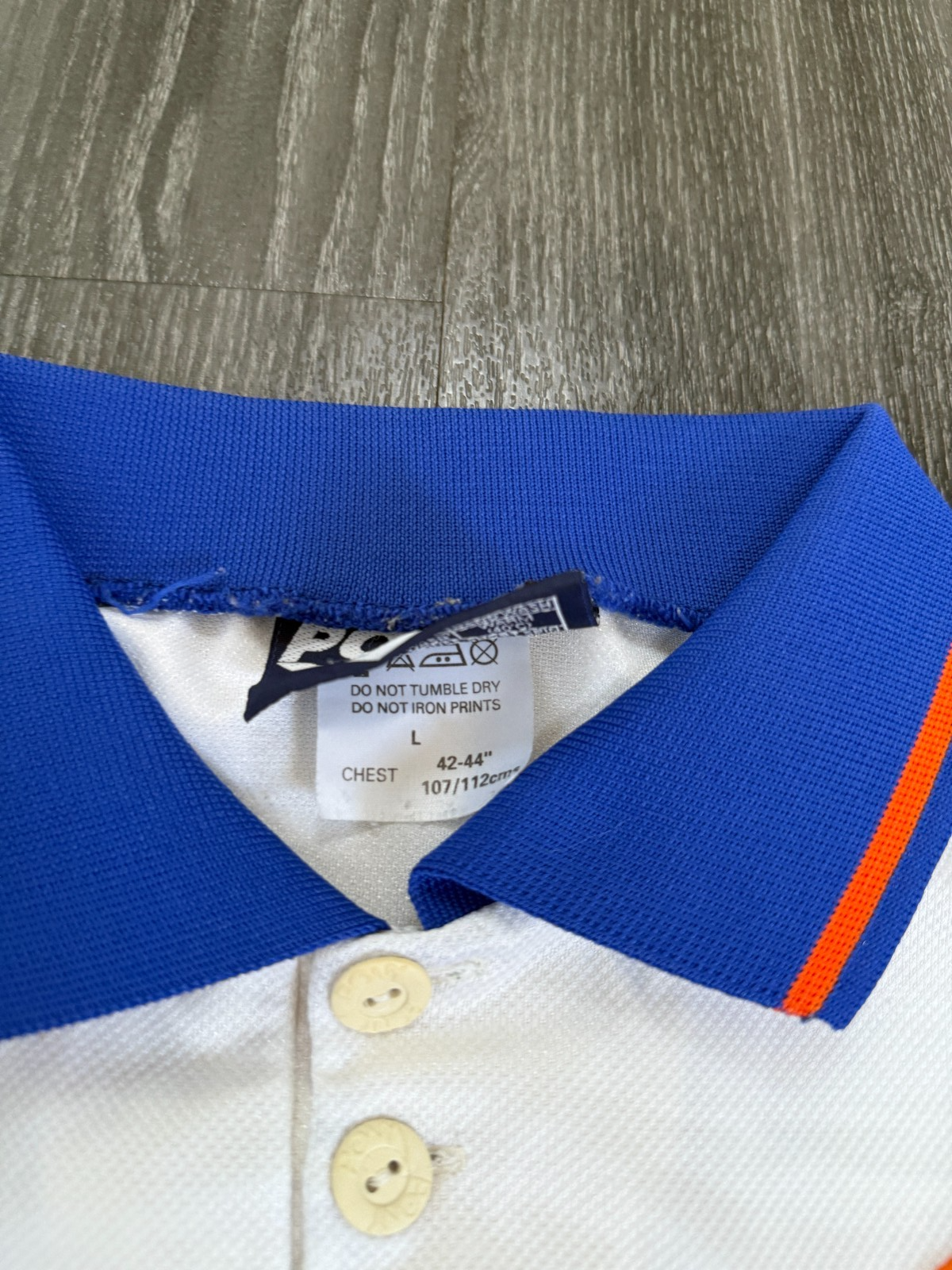 Original Authentic PONY Luton Town 1995/1996 Home Shirt Mens Large4