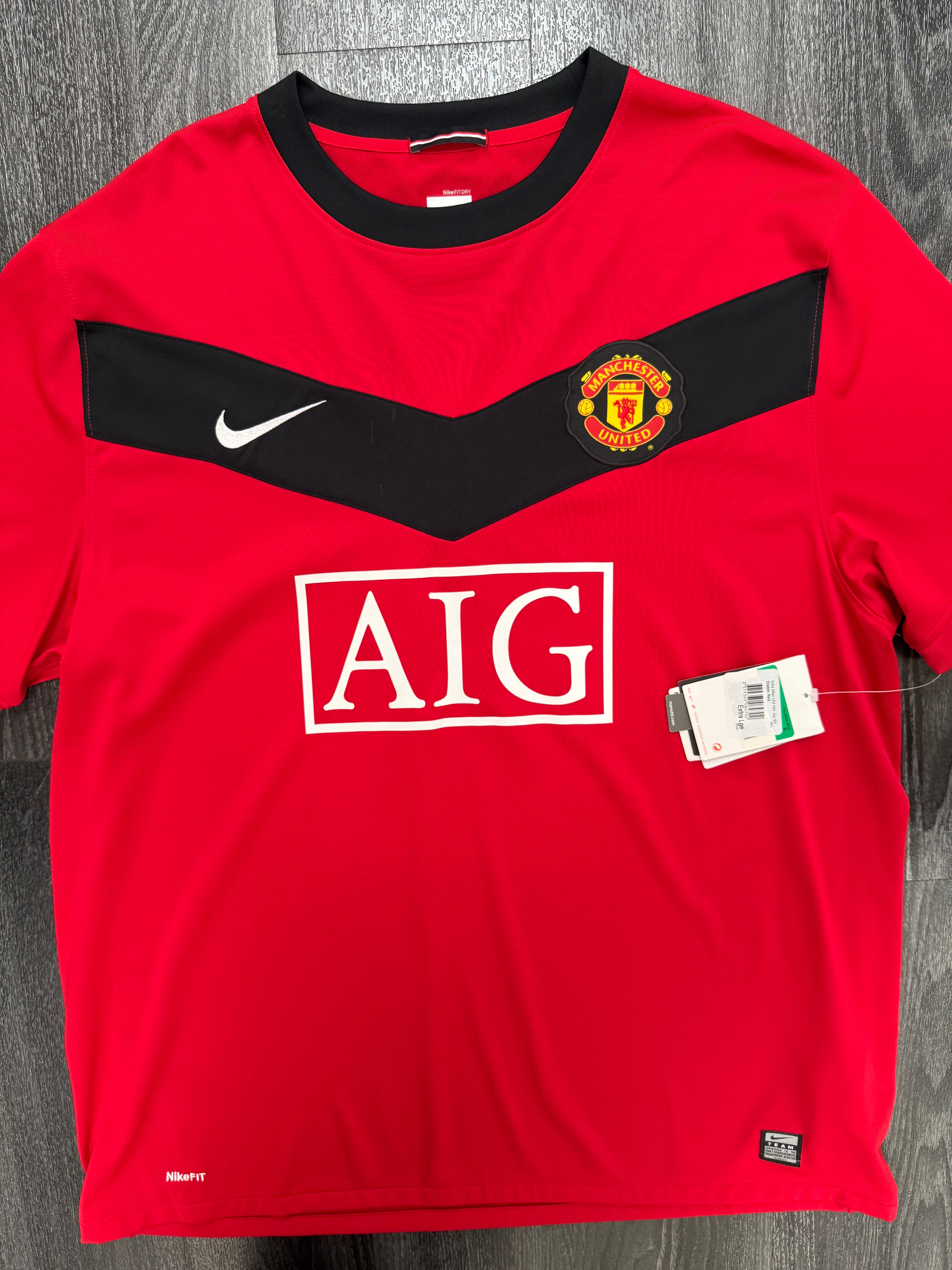 BNWT Manchester United 2009/2010i Home Shirt (XL)