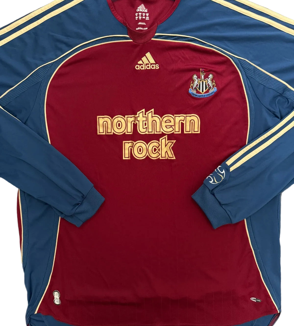 Original Adidas Newcastle United 2006/2007 Long Sleeve Away Shirt Mens XXL 2XL0