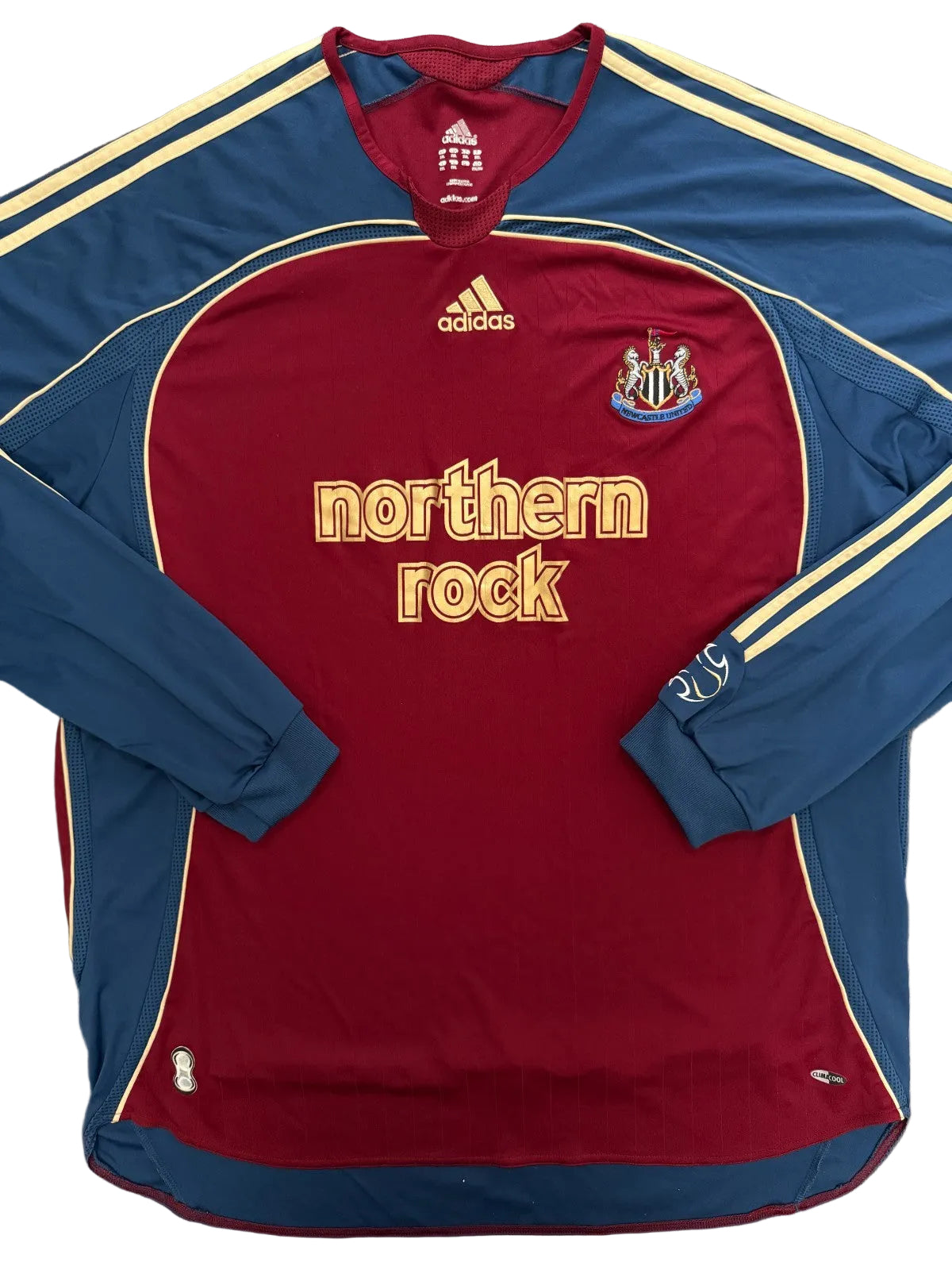 Original Adidas Newcastle United 2006/2007 Long Sleeve Away Shirt Mens XXL 2XL0