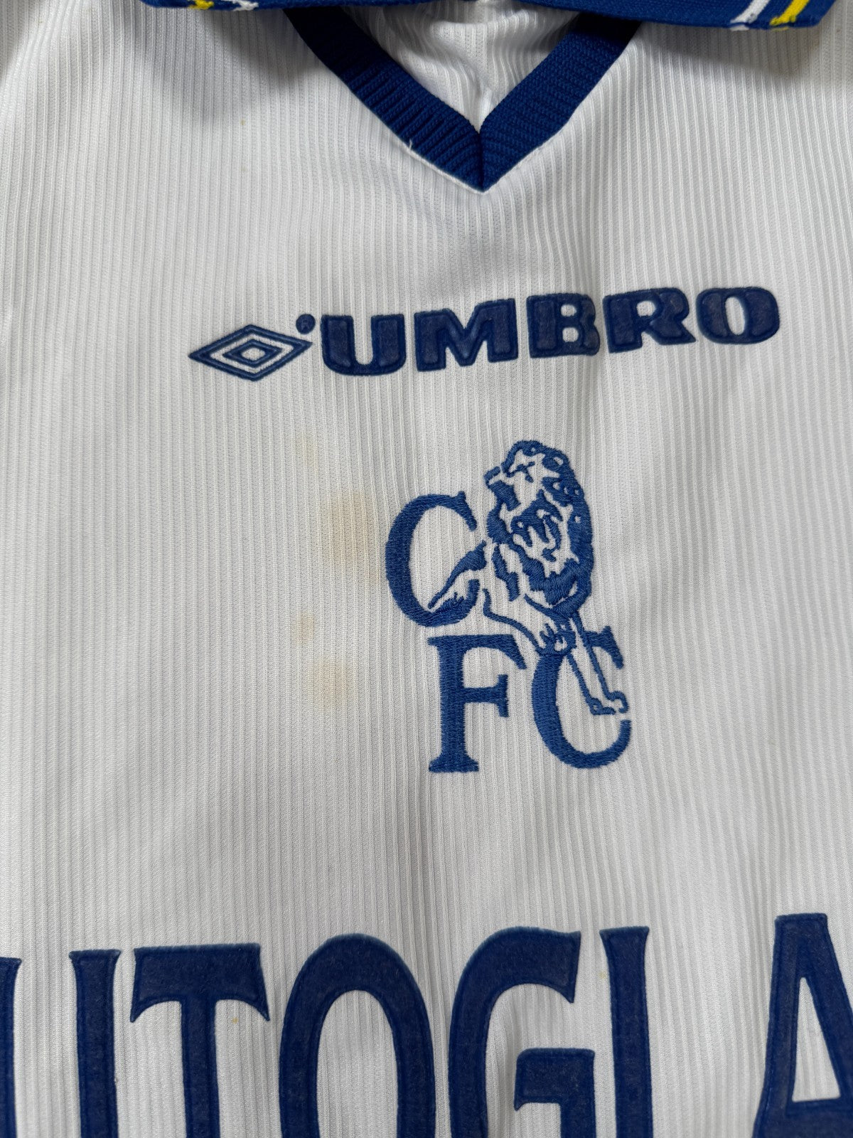 Original Umbro Chelsea 1998/1999 Long Sleeve Away Shirt Mens Medium2