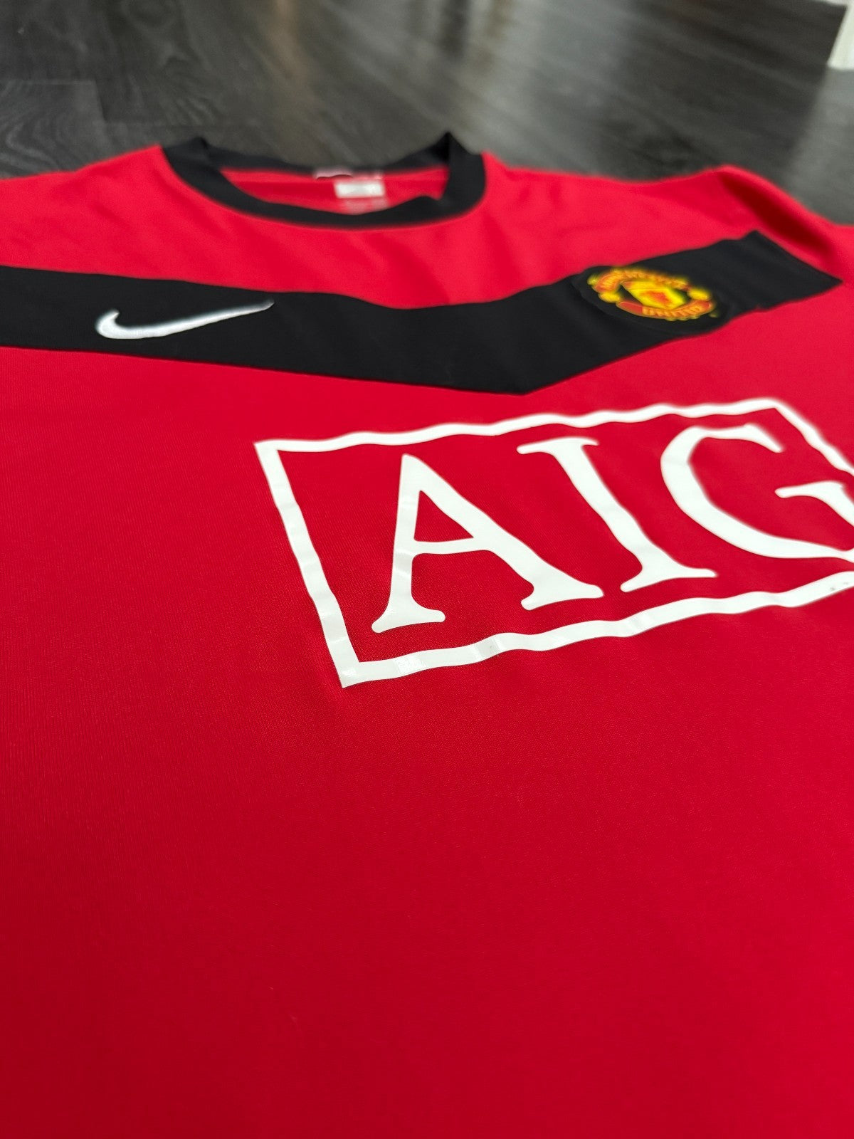 Original Nike Manchester United 2009/2010 Home Shirt Mens Extra Large XL3