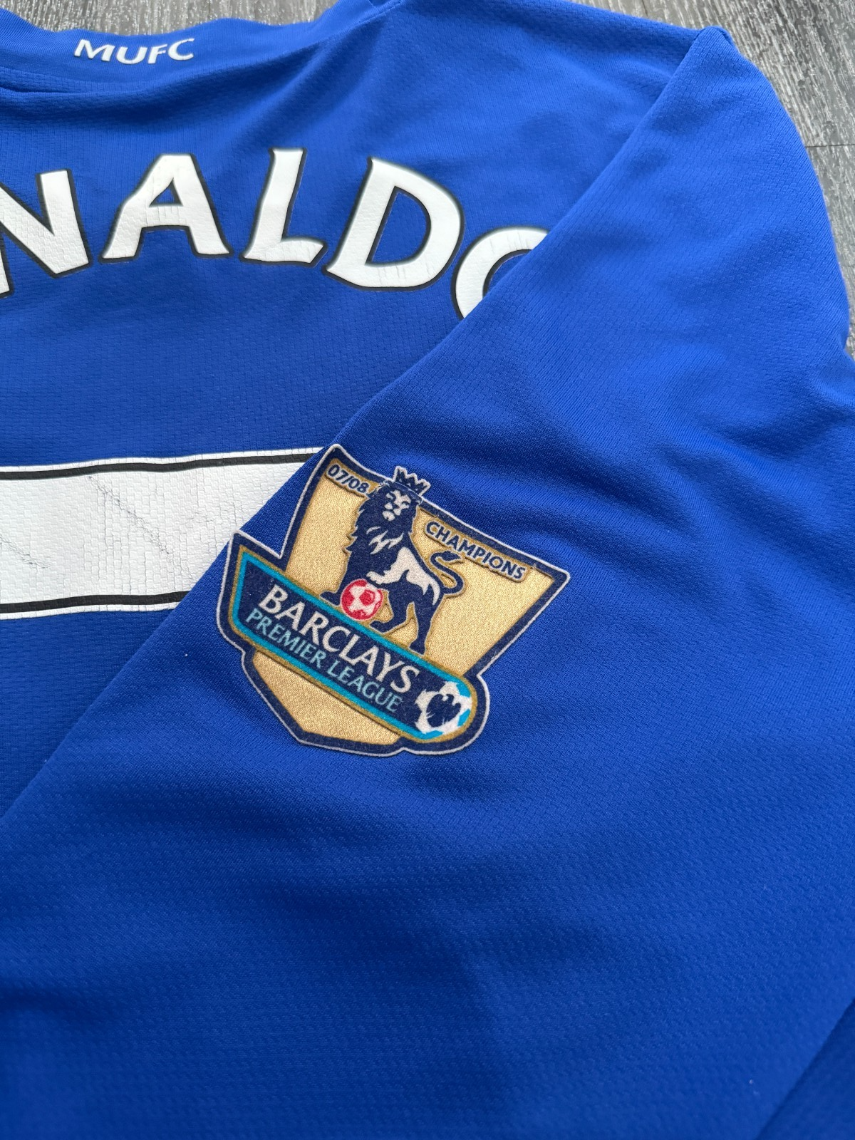 Original Nike Manchester United 2008/2009 Long Sleeve Third Shirt RONALDO 7 M11