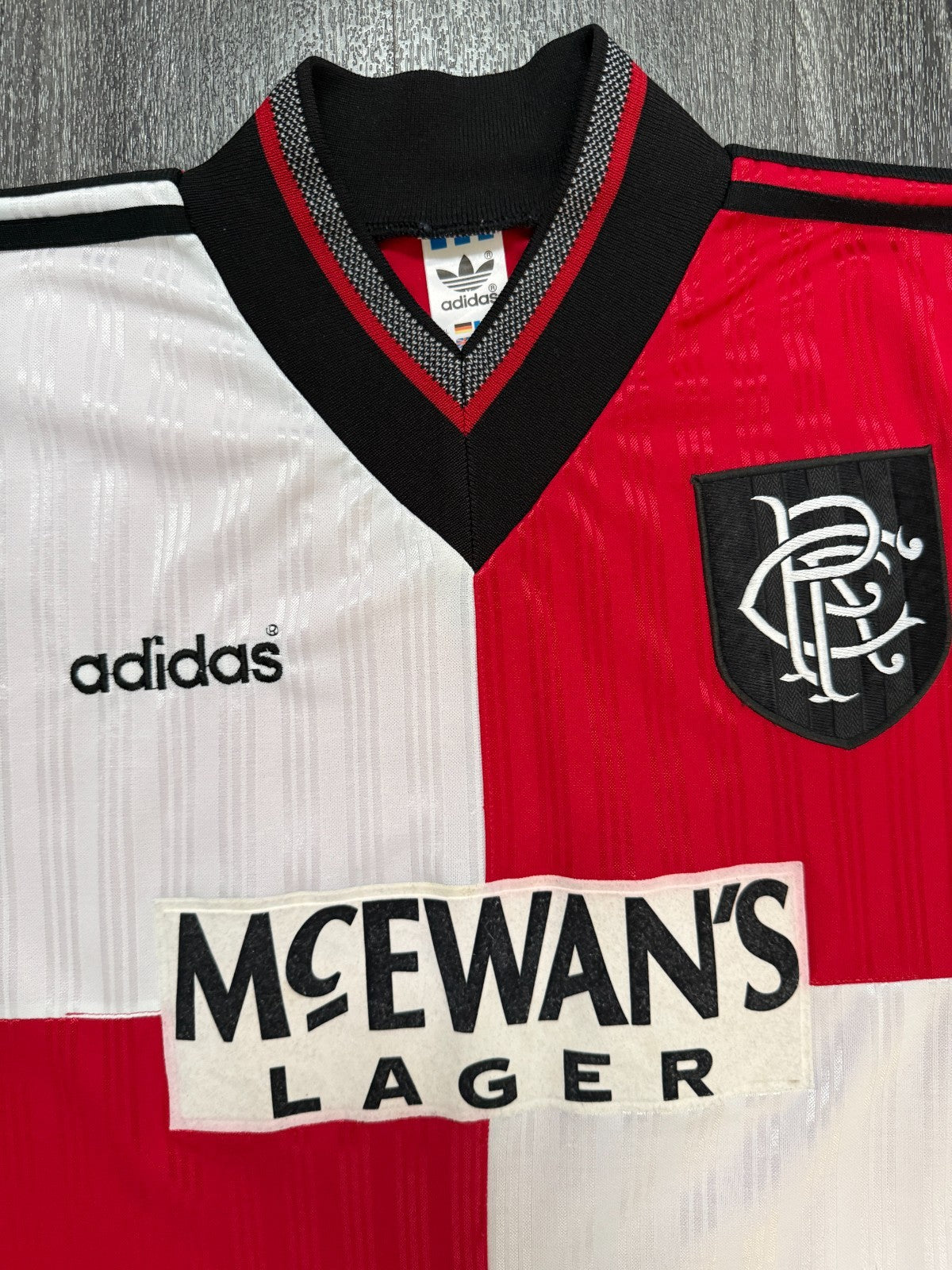 Original Adidas Rangers 1995/1996 Away Shirt Mens Extra Large XL1