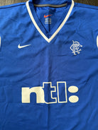 Original Authentic Nike Rangers 1999/2000 Home Shirt Mens Extra Large1