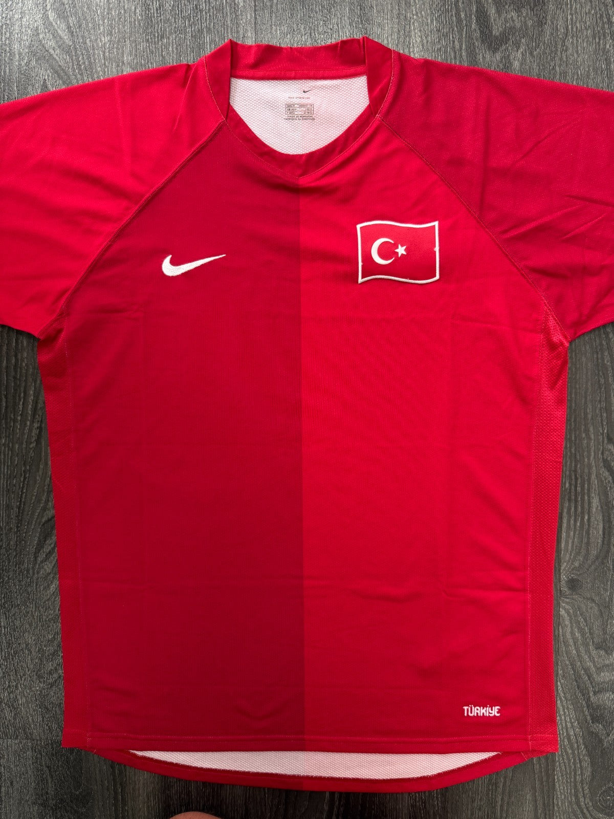 Original Authentic Nike Turkey Turkiye 2006 Home Shirt Mens Medium0