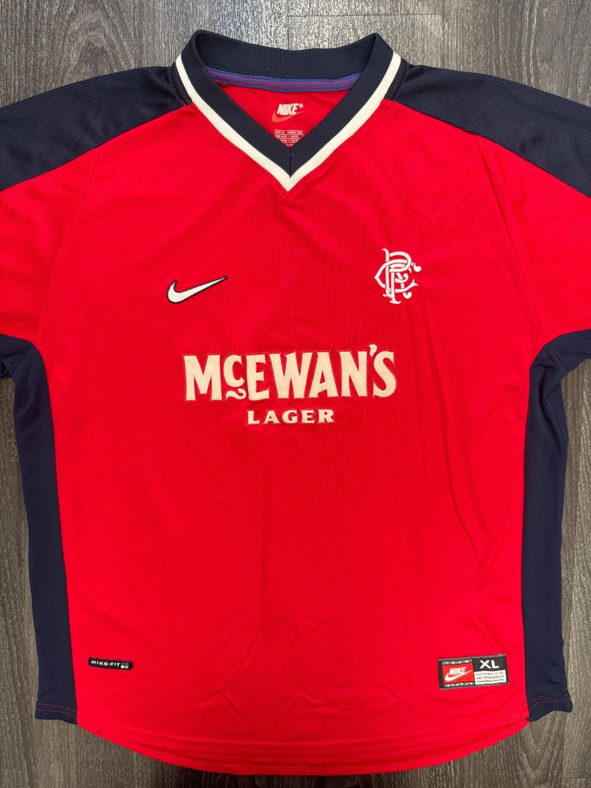 MINT Nike Rangers 1998/1999 Away Shirt Mens Extra Large XL0