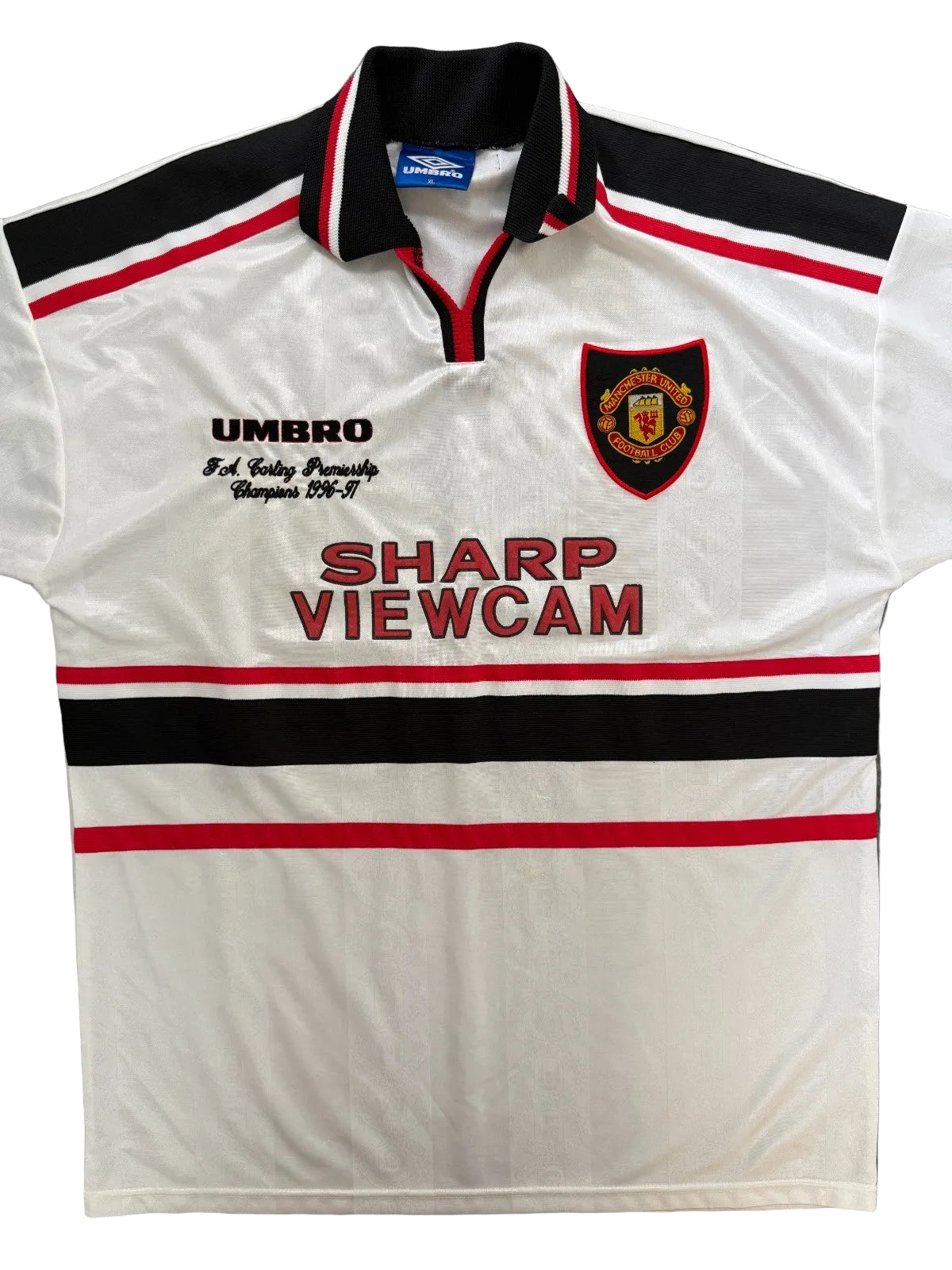 Original Umbro Manchester United 1997/1998 Away Shirt PREMIERSHIP CHAMPIONS XL0