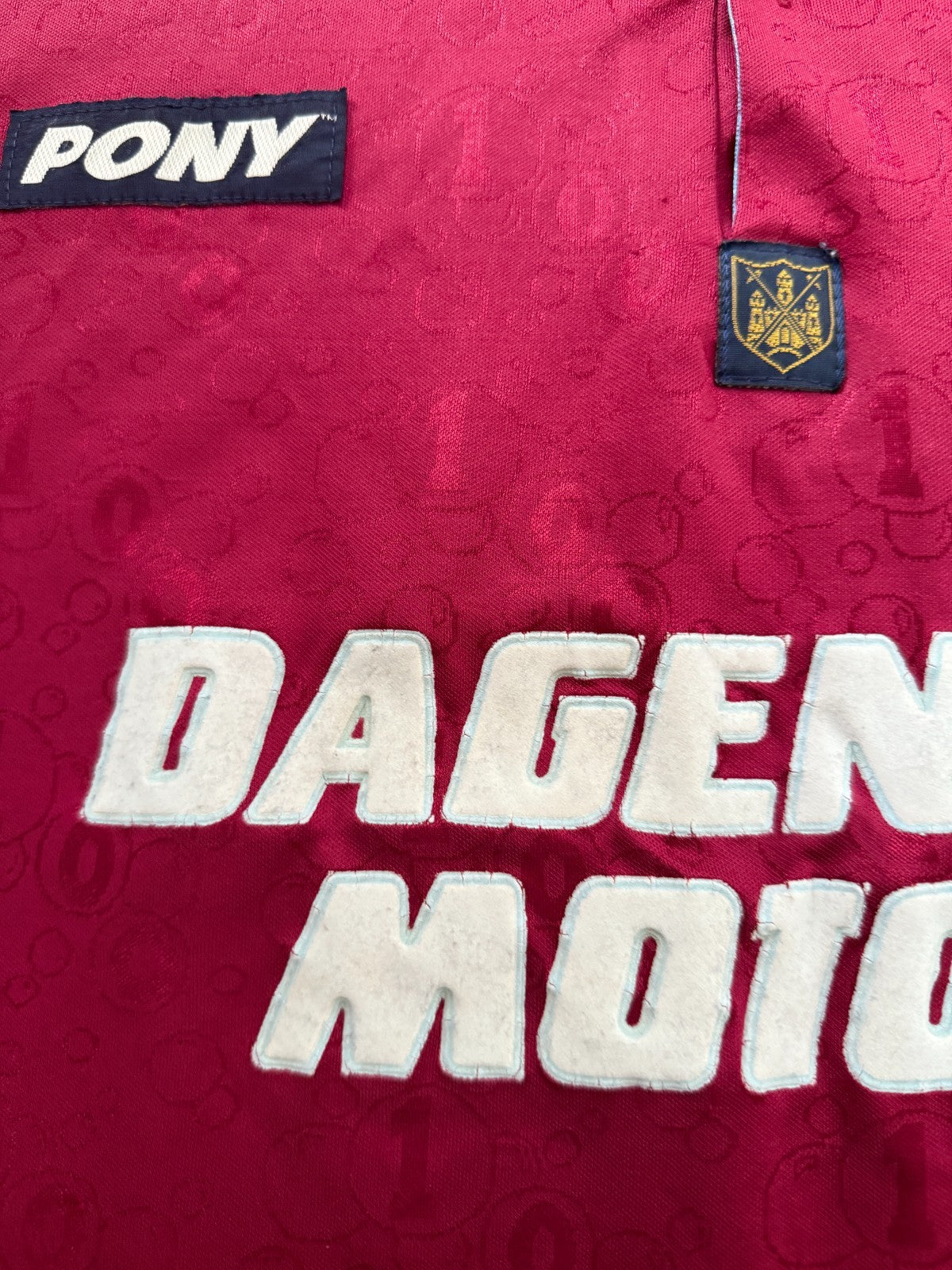 Original Authentic PONY West Ham United 1995/1996 Home Shirt Large4