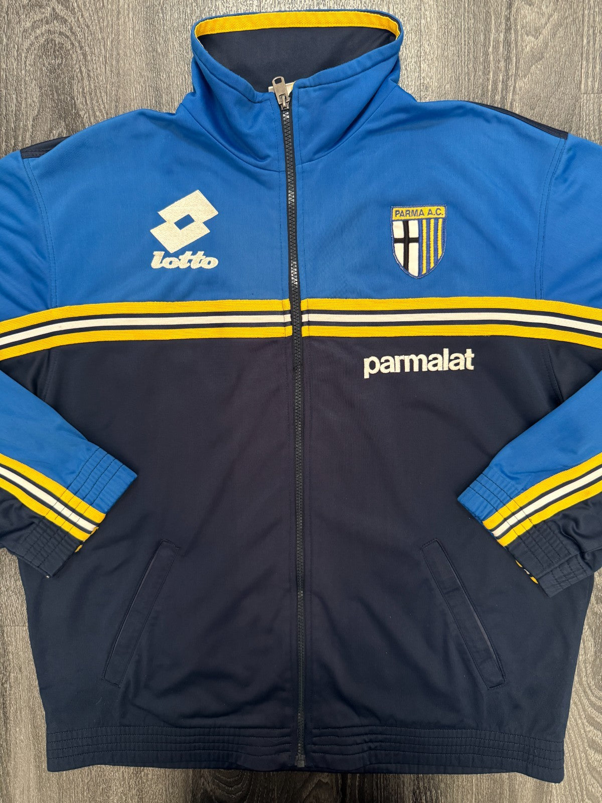 Original Lotto Parma 1998/1999 Track Jacket Mens Large L0