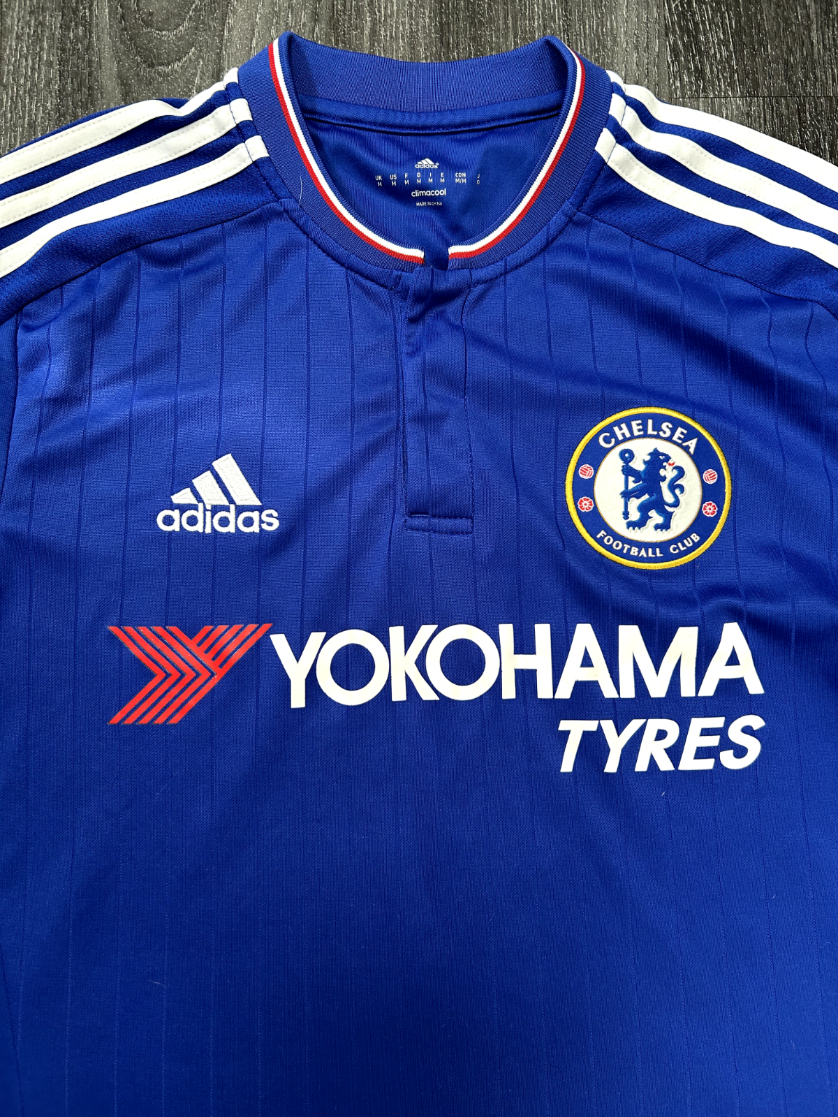 Original Authentic Adidas Chelsea 2015/2016 Home Shirt Mens Medium1
