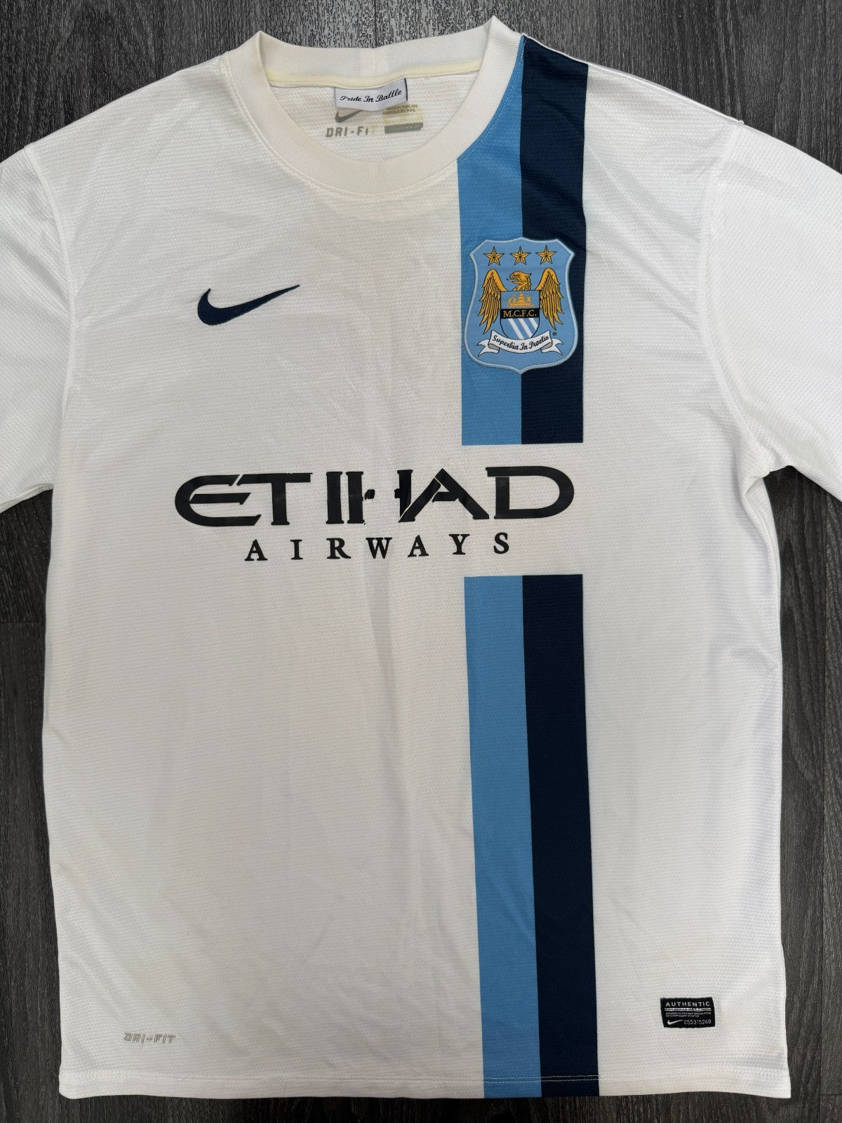 Original Nike Manchester City 2013/2014 Third Shirt Mens Extra Large0