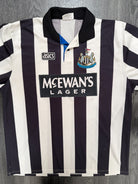 Original Asics Newcastle United 1993/1994 Home Shirt Mens XXL 2XL0