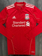 PLAYER ISSUE Original Adidas Liverpool 2010/2011 Long Sleeve Home Shirt Mens M0