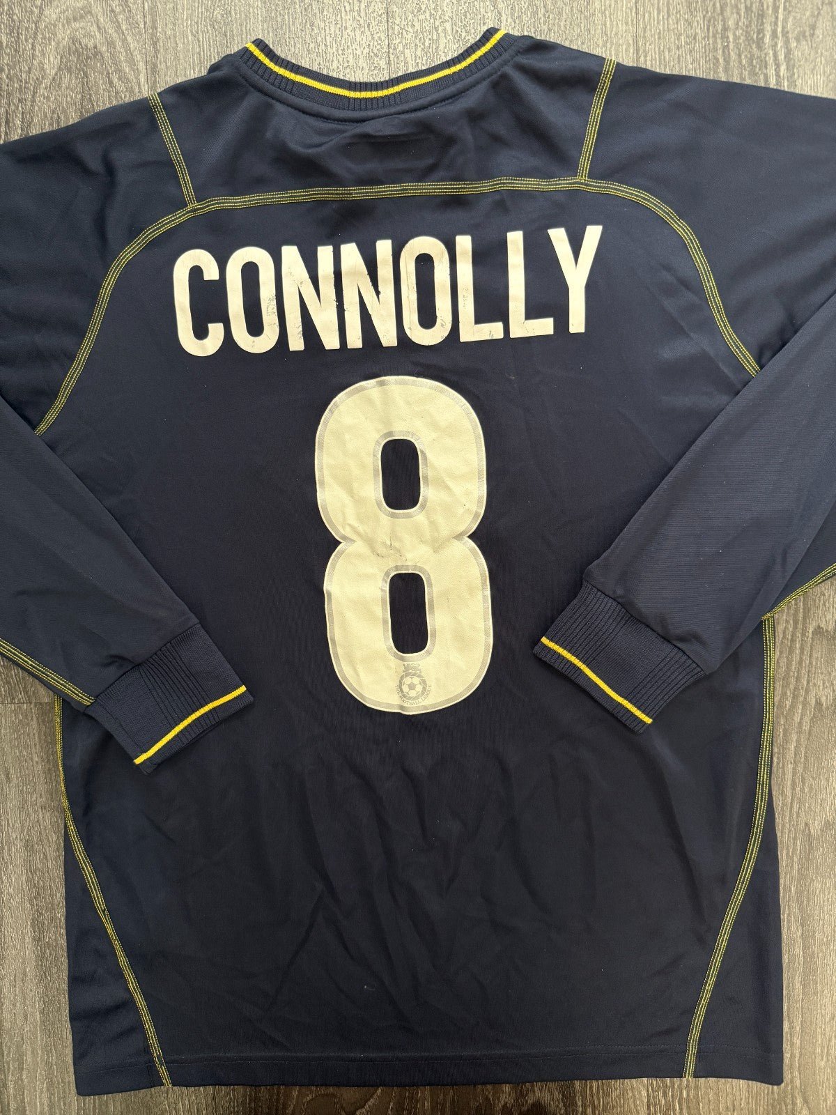 Reebok West Ham United 2003/2004 Long Sleeve Away Shirt CONNOLLY 8 Mens S0