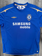 Original Umbro Chelsea 2005/2006 Home Shirt Mens XXL 2XL0